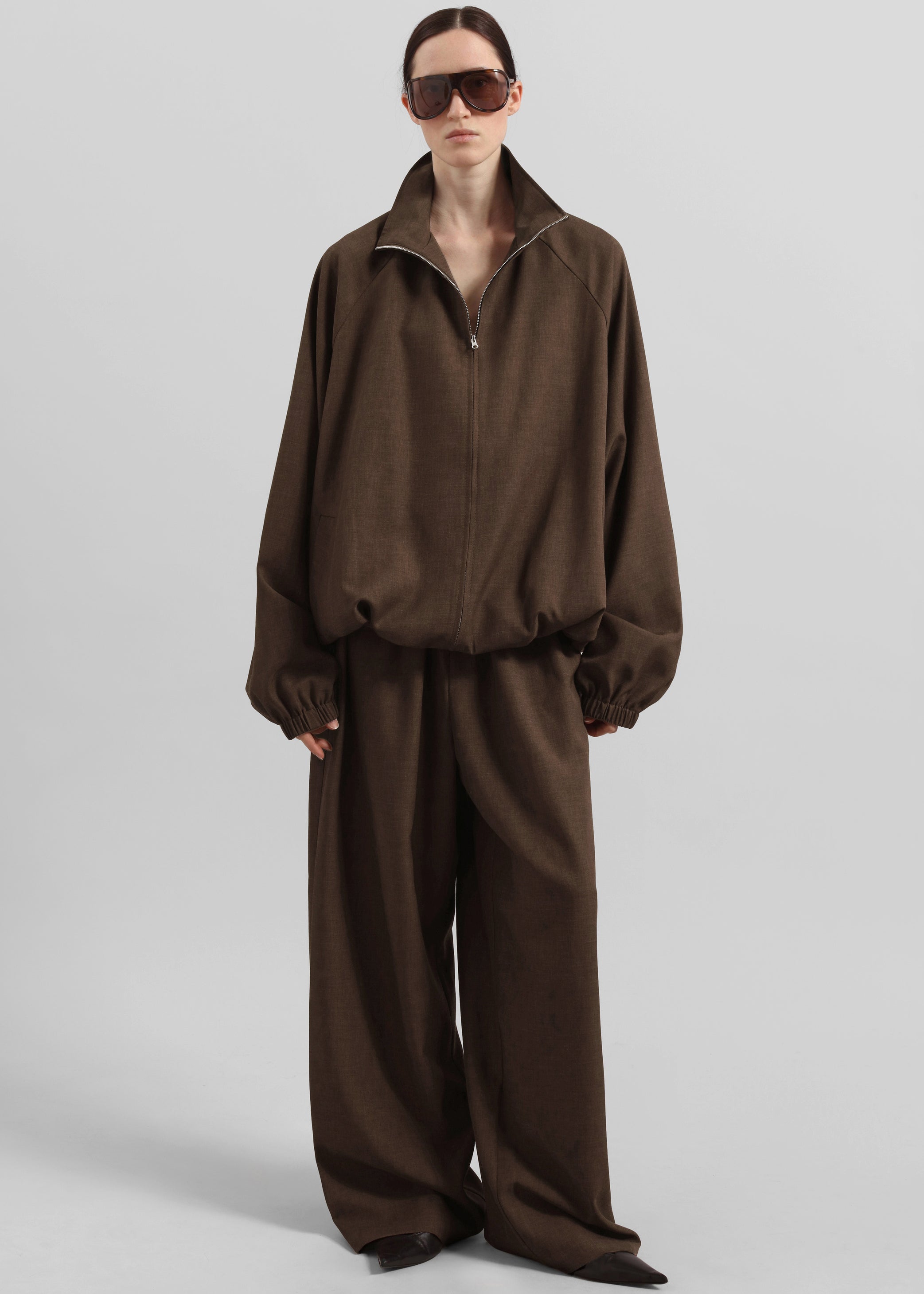 Shop the look image for Baxter Track Pants - Dark Brown