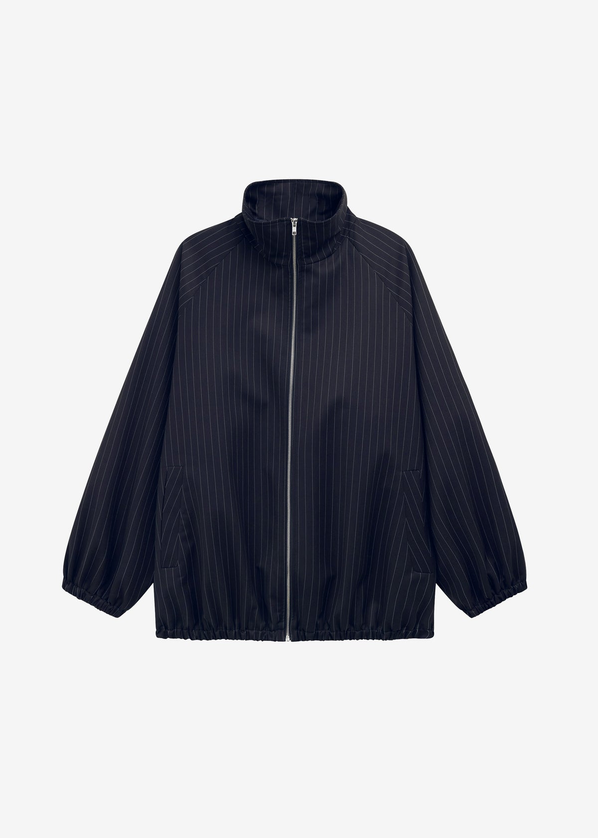 Baxter Track Jacket - Navy/White Pinstripe - 9