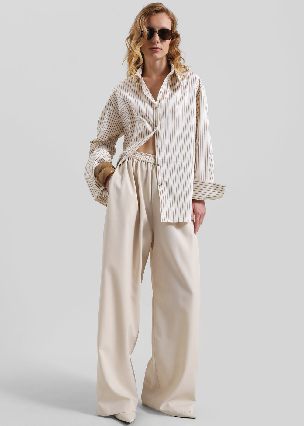 Baxter Track Pants - Beige