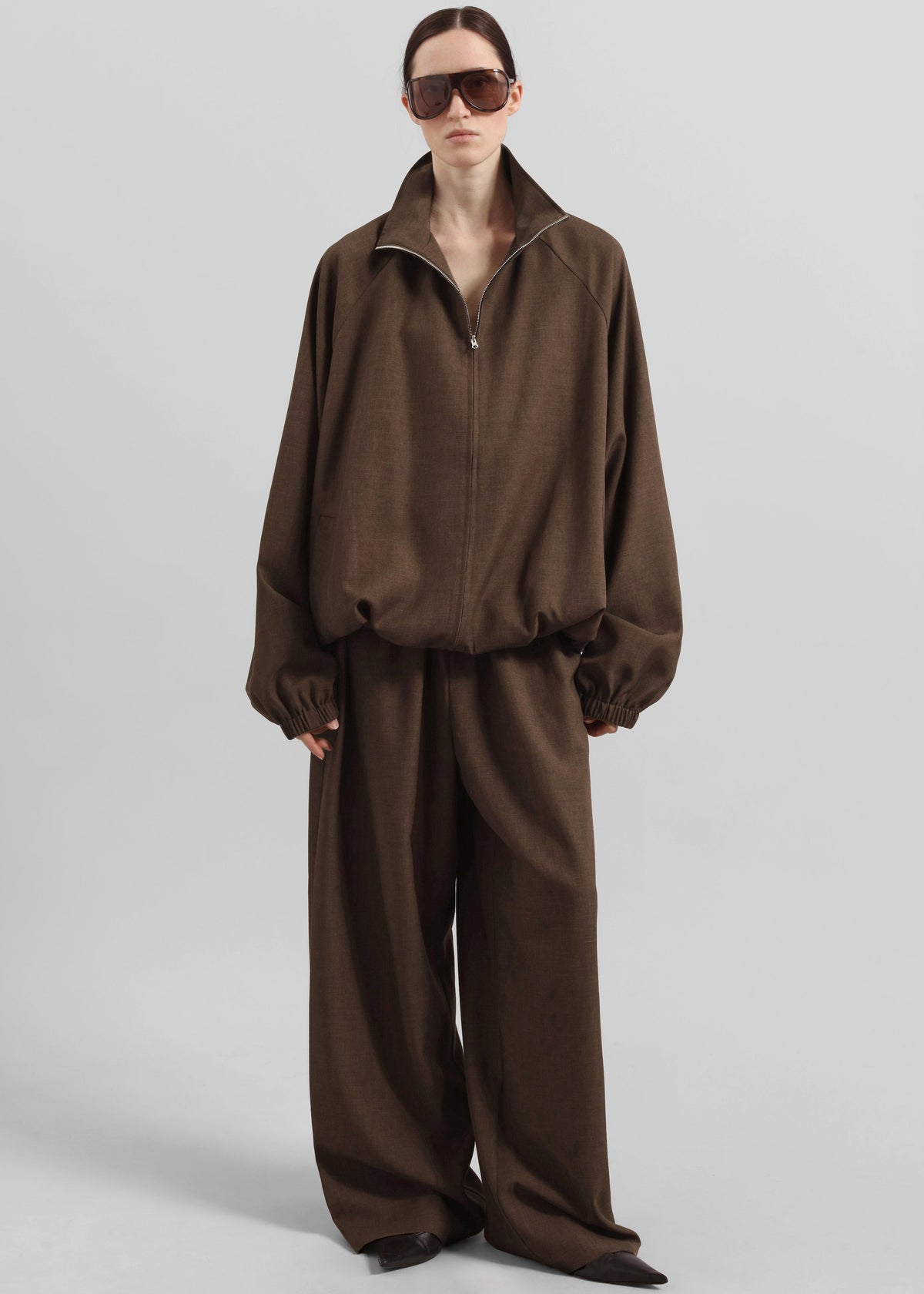 Baxter Track Pants - Dark Brown - 2