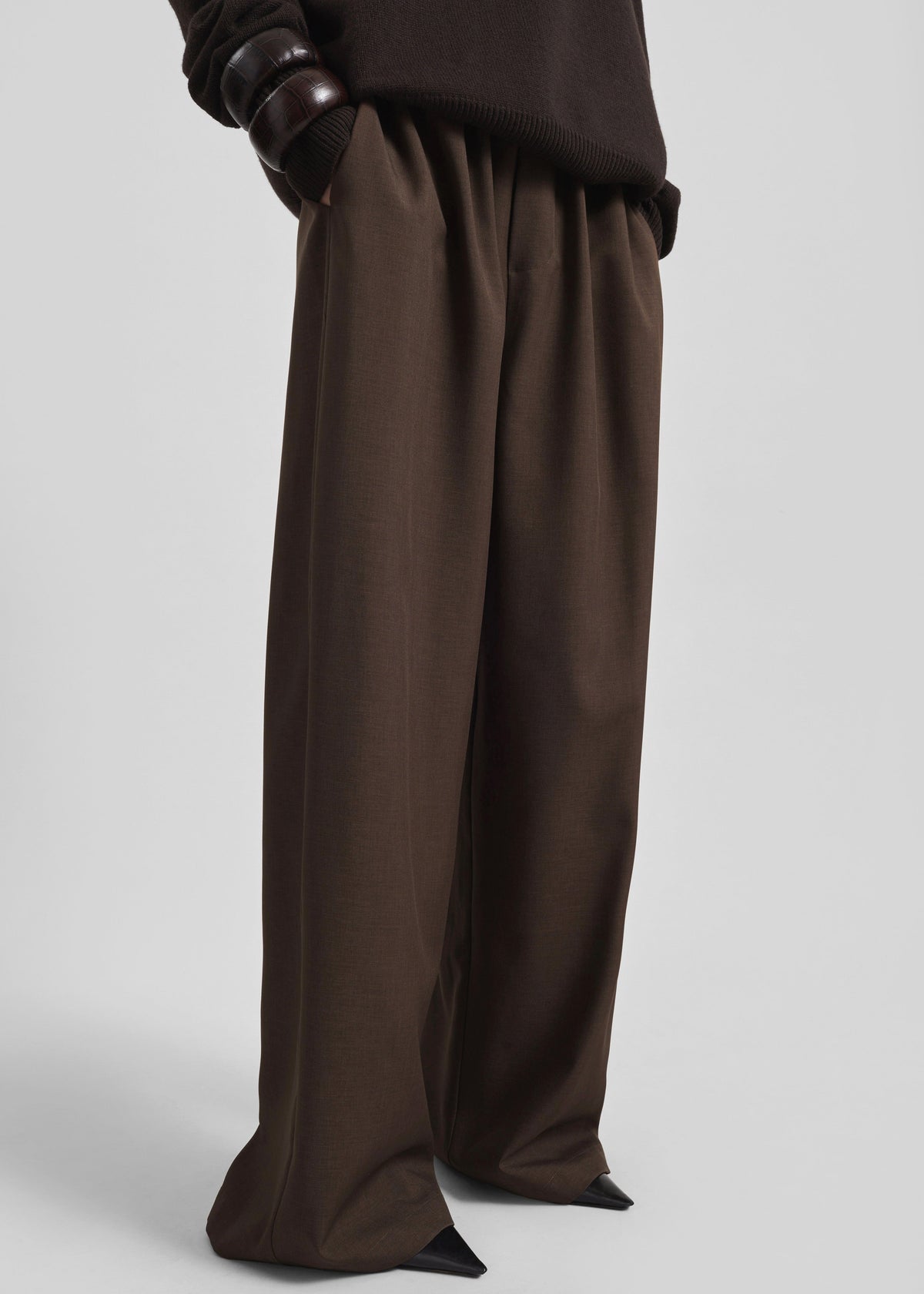 Baxter Track Pants - Dark Brown - 5