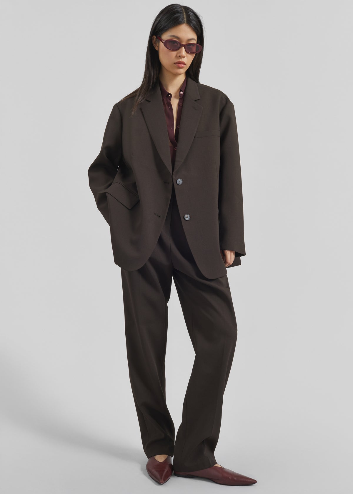 Bea Blazer - Dark Espresso - 2