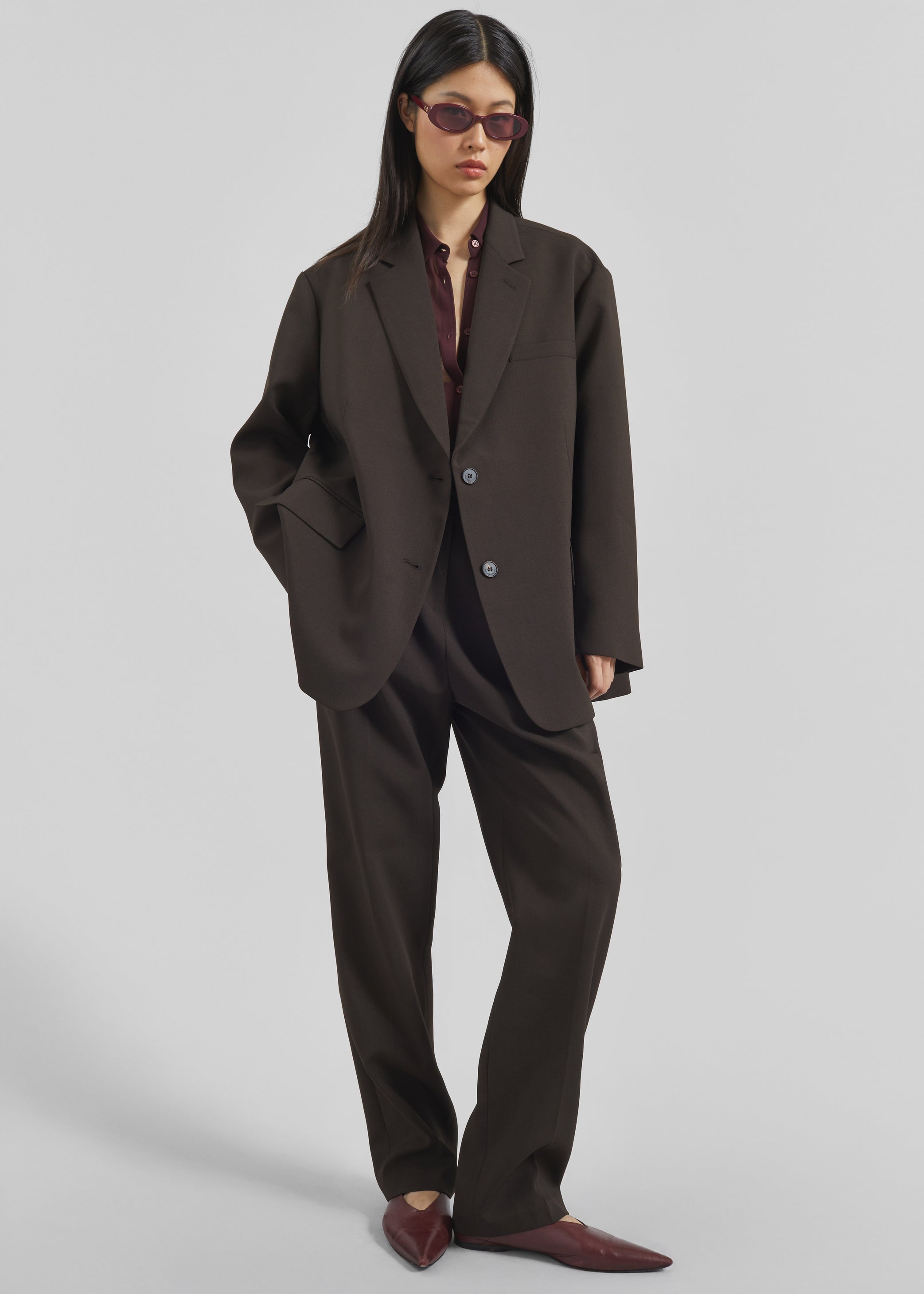 Shop the look image for Bea Blazer - Dark Espresso