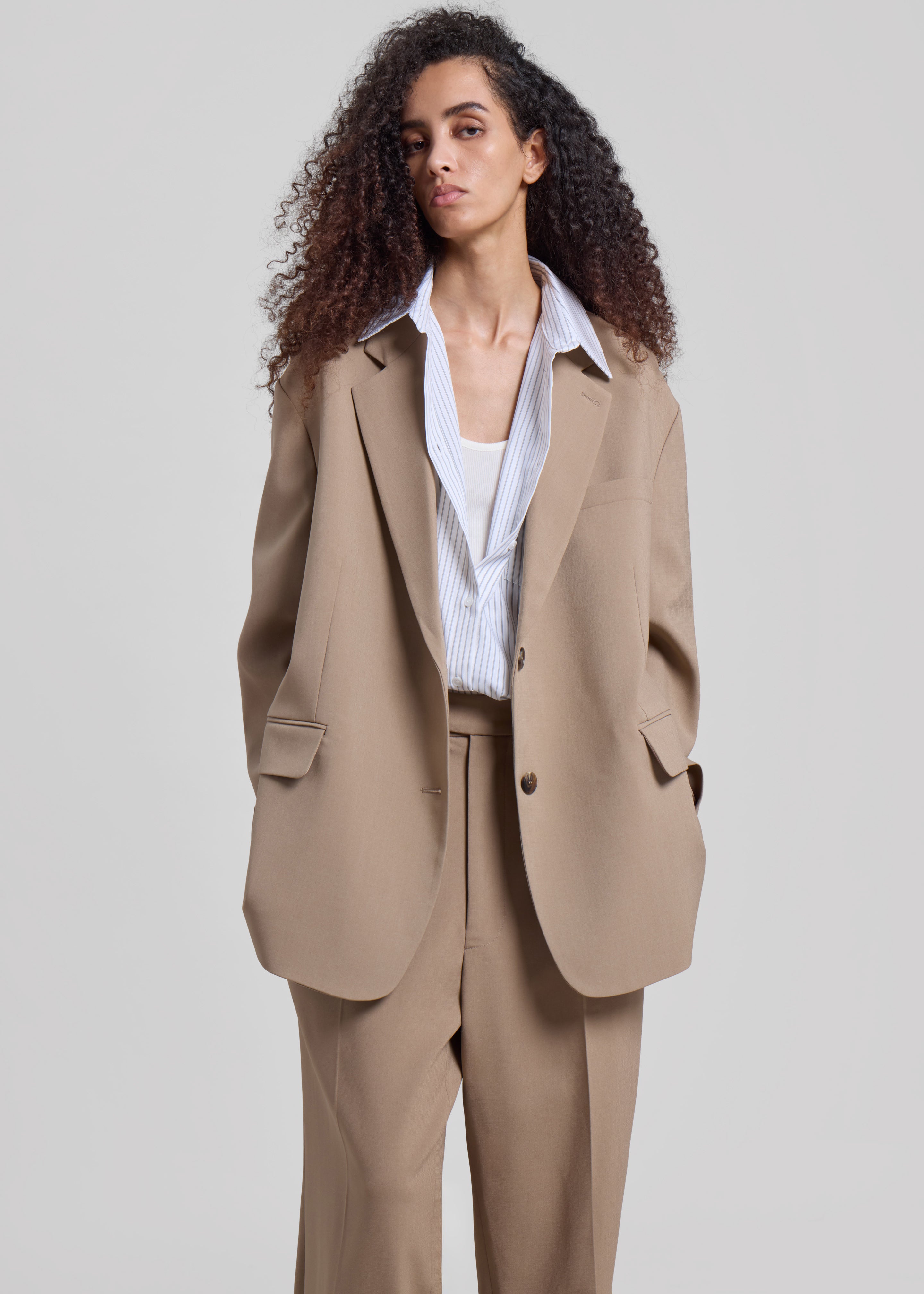 Bea Blazer - Latte - 11