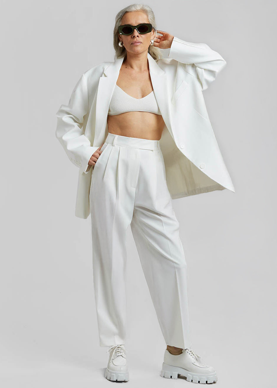Bea Blazer - White - 3
