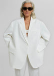 Bea Blazer - White