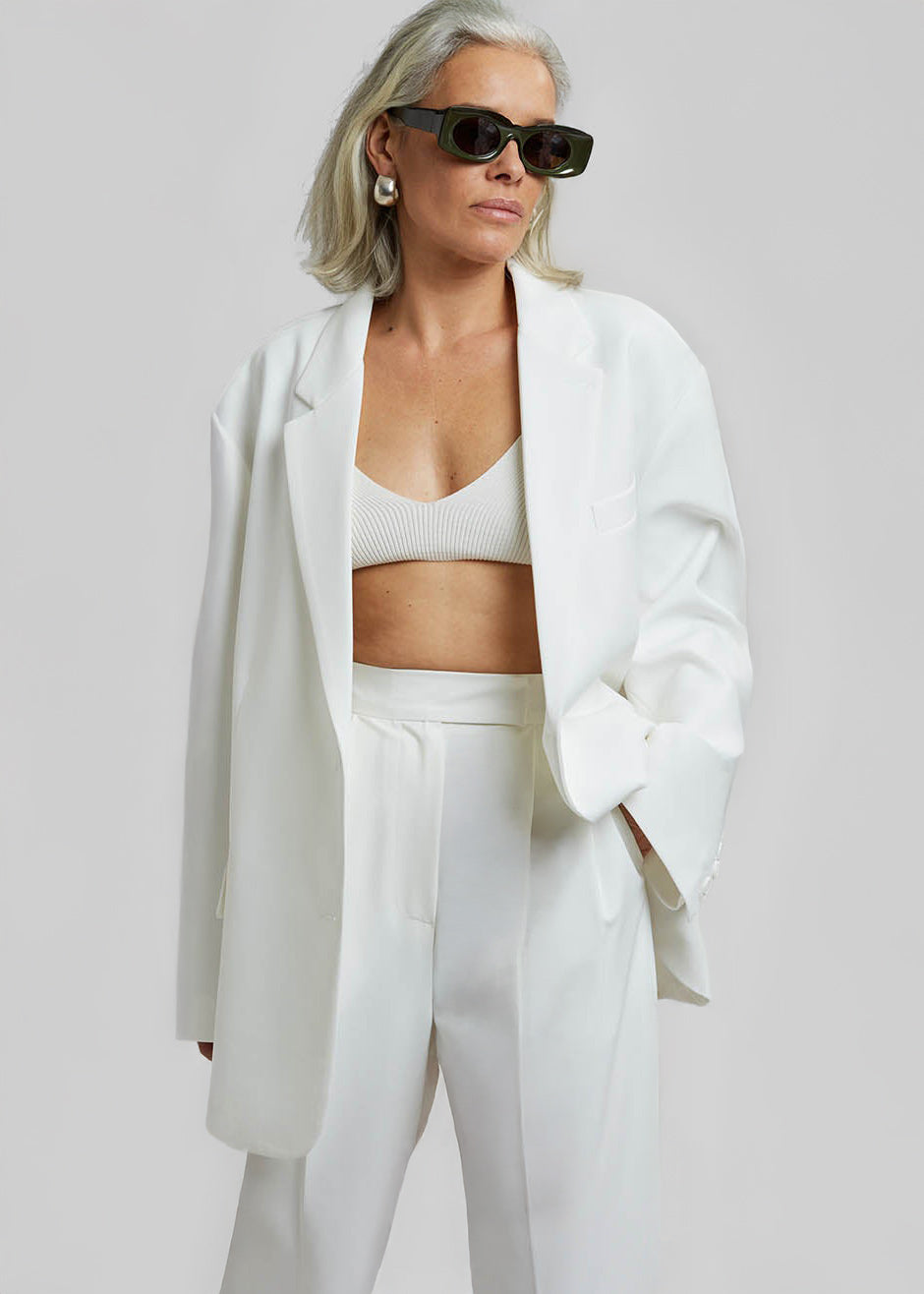 Bea Blazer - White - 6