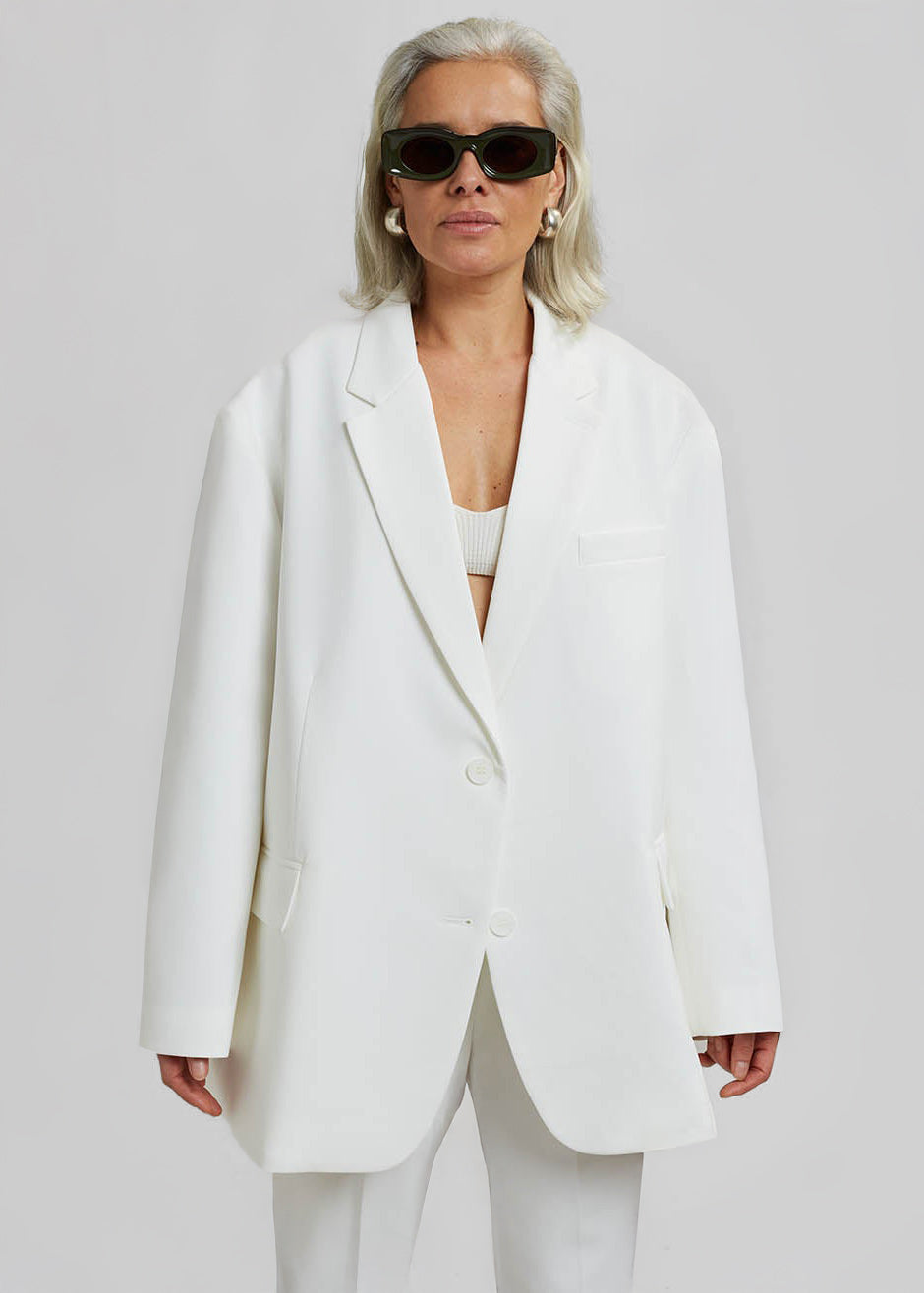 Bea Blazer - White - 5