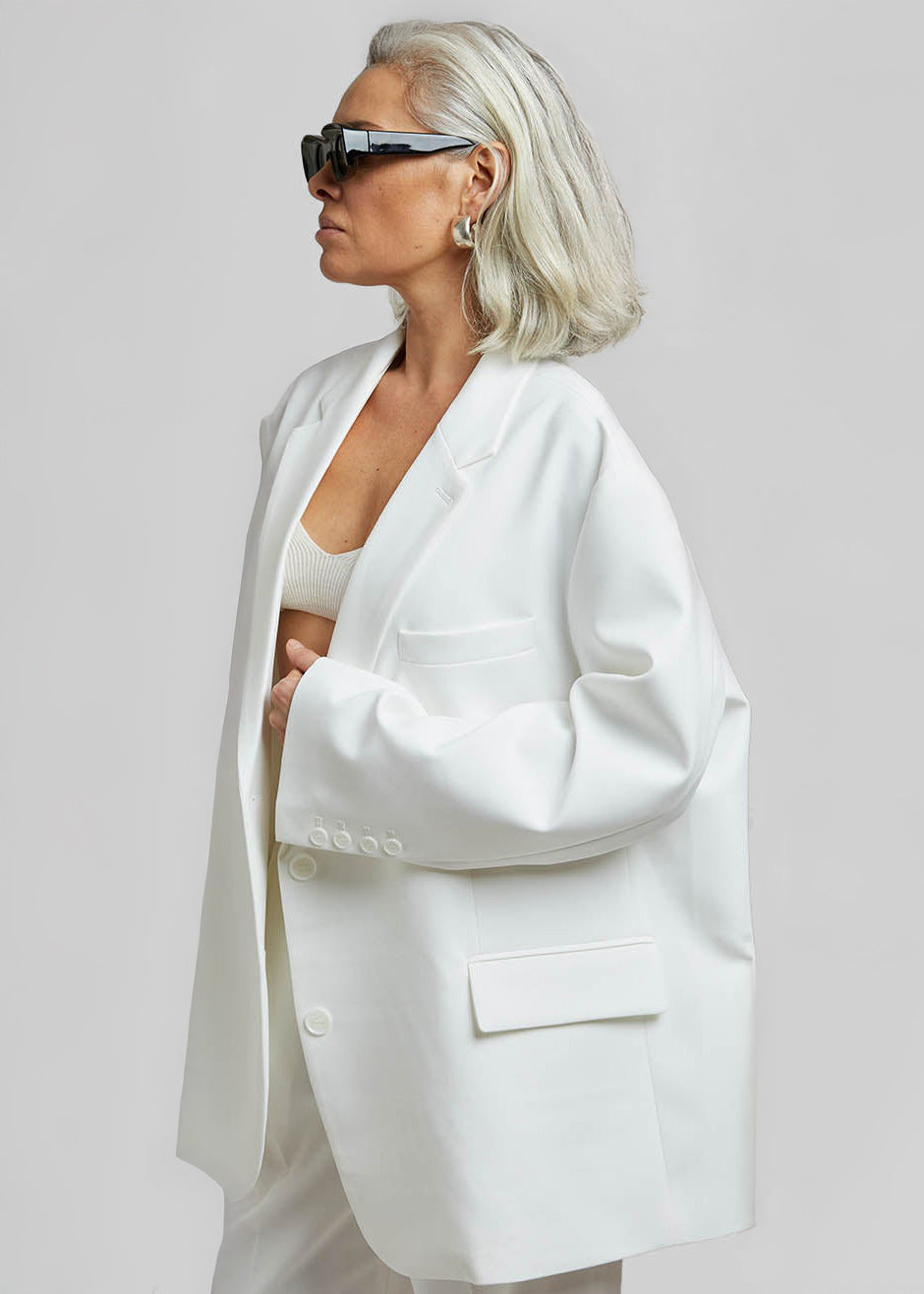 Bea Blazer - White - 7