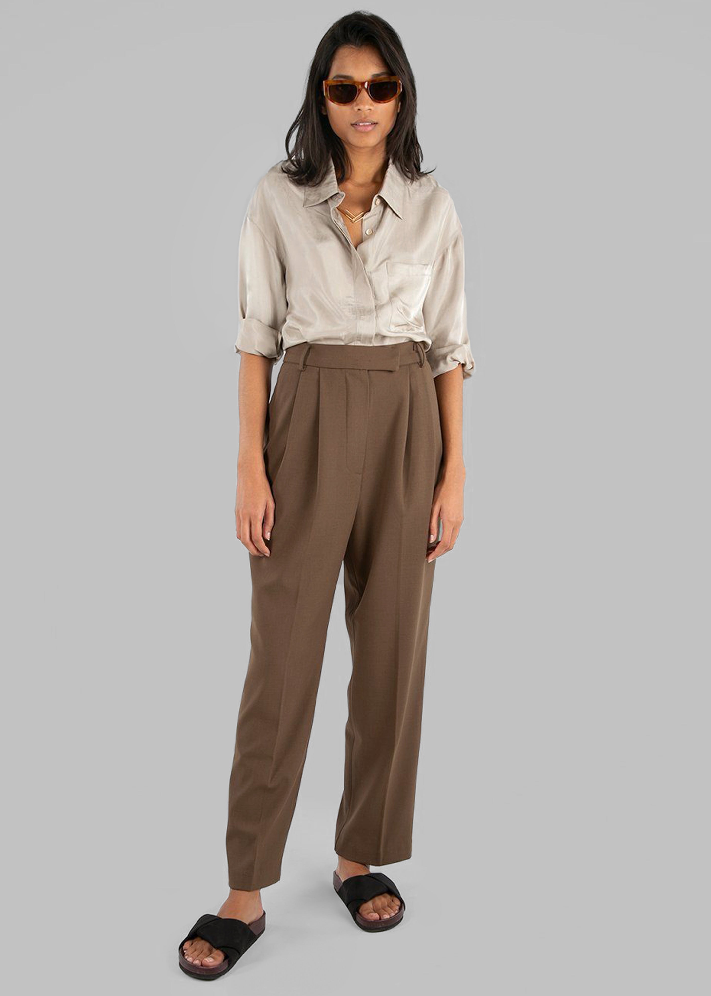 Bea Suit Pants - Chocolate - 4