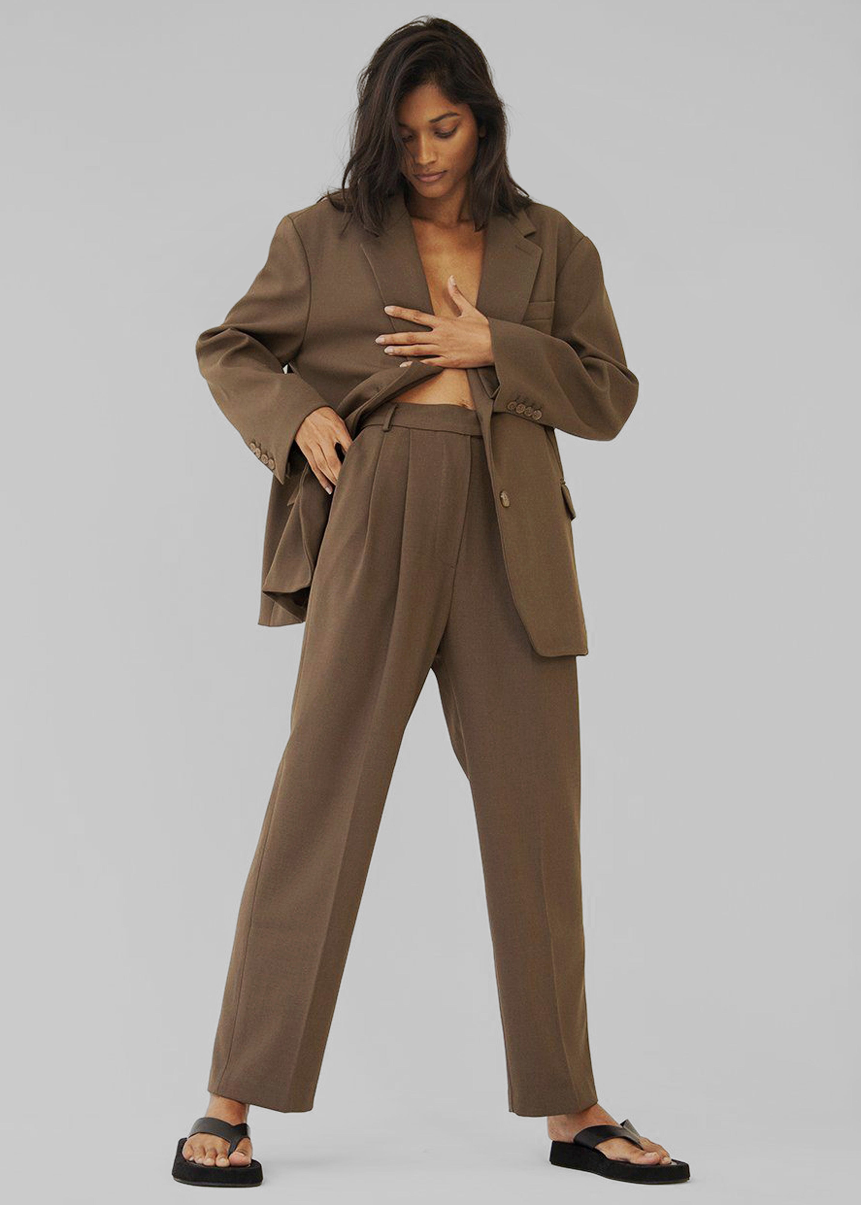 Bea Suit Pants - Chocolate - 7