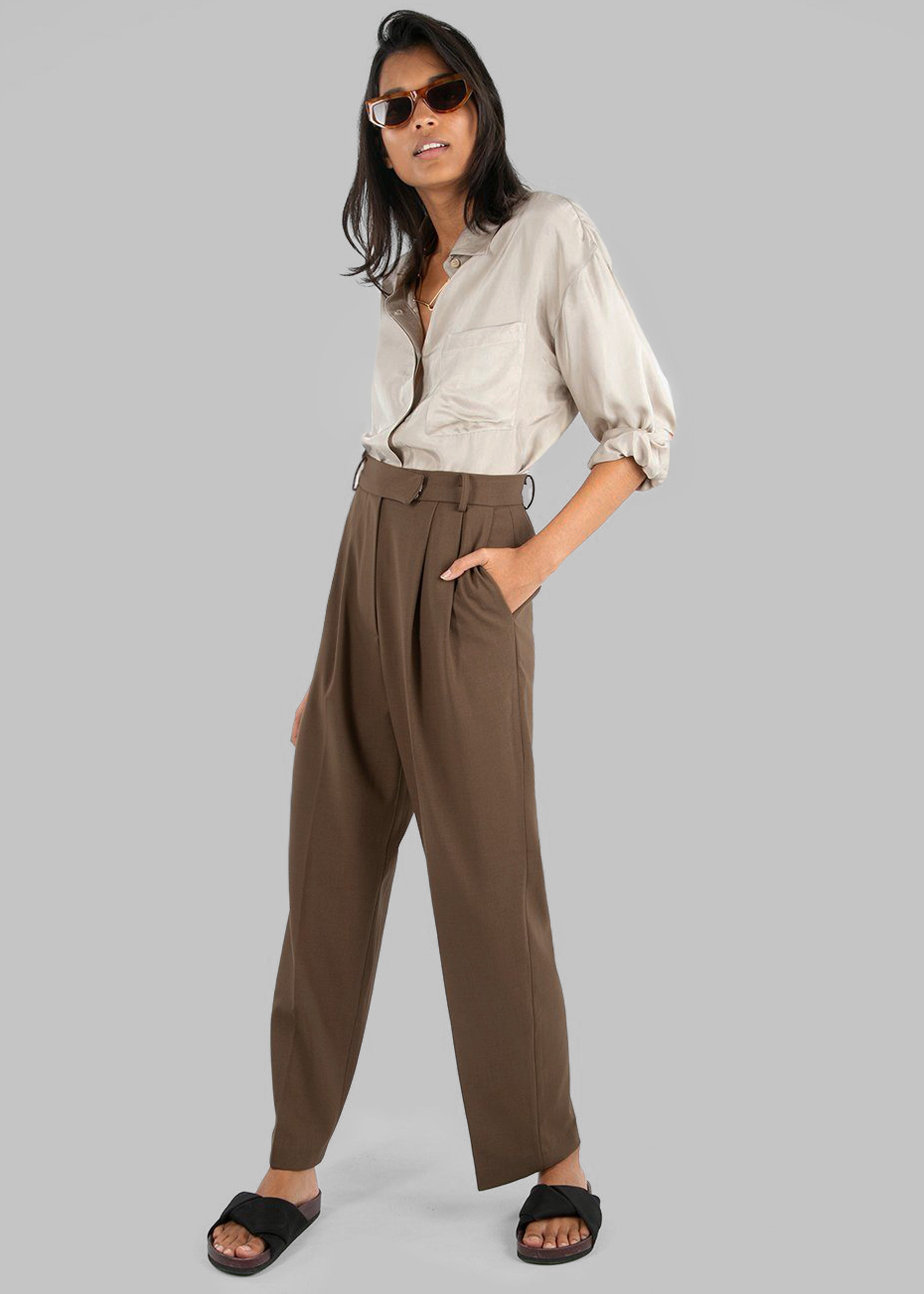 Bea Suit Pants - Chocolate - 9