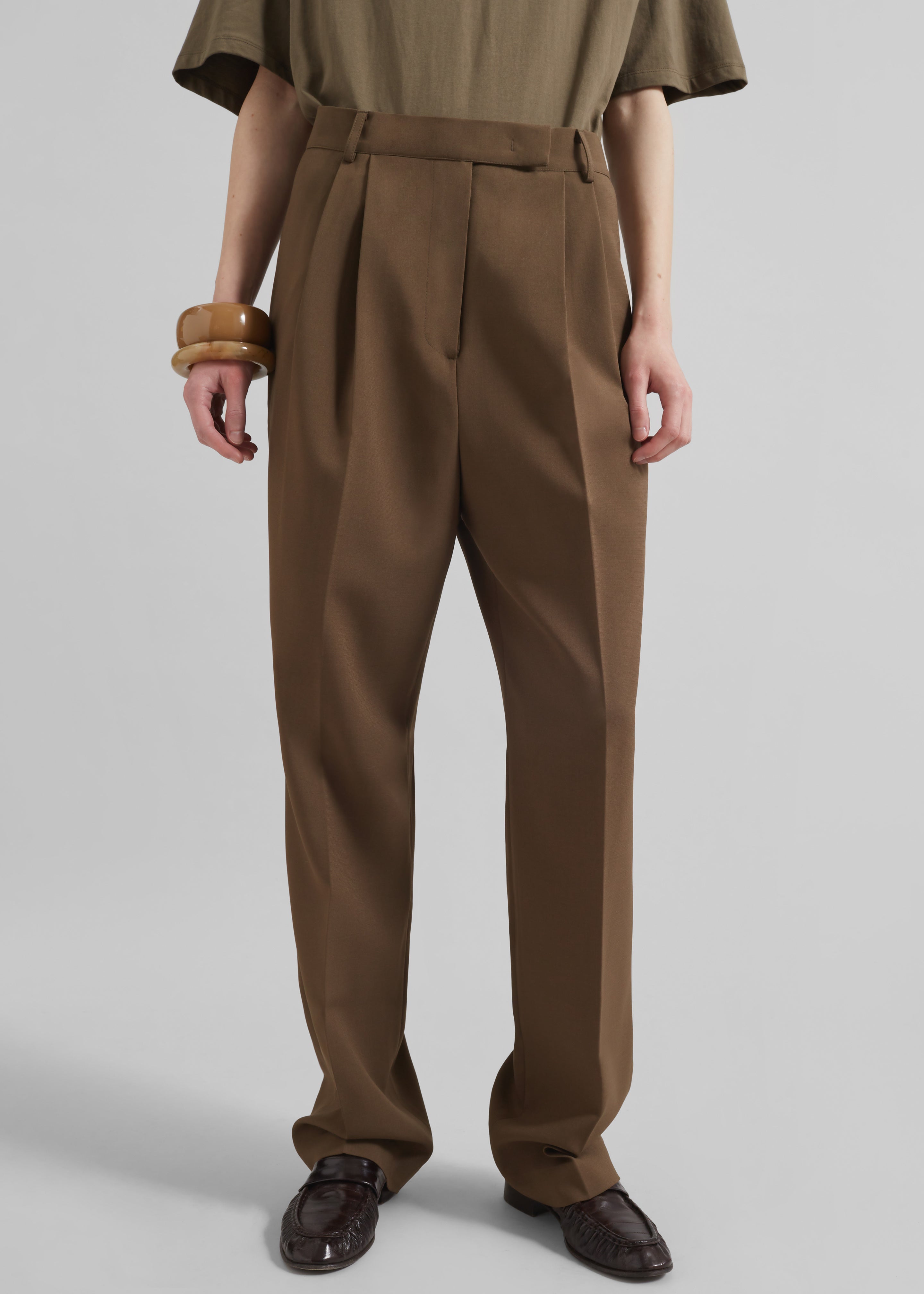 Bea Suit Pants - Chocolate - 5