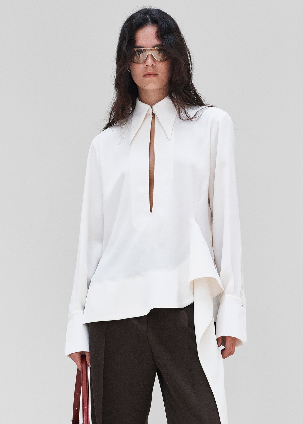 Beaufille blouse Alanis - Porcelain