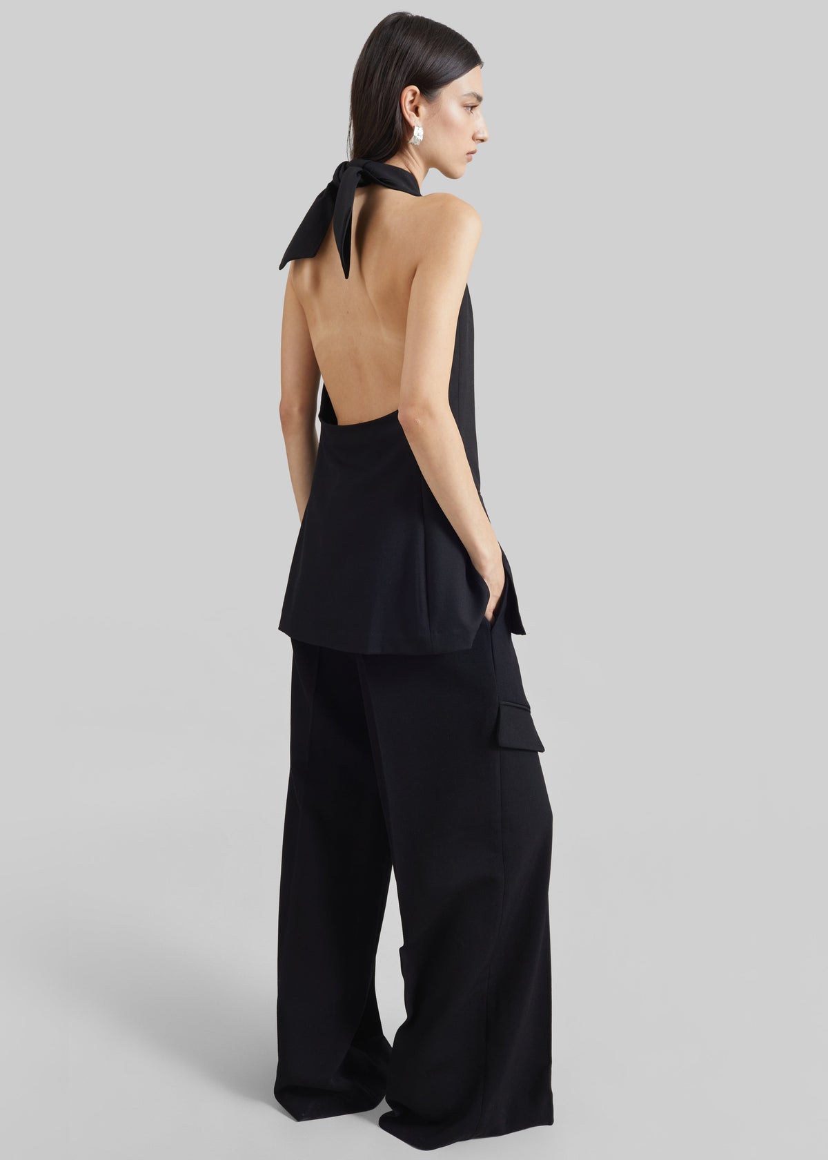 Beaufille Amari Halter Vest - Black