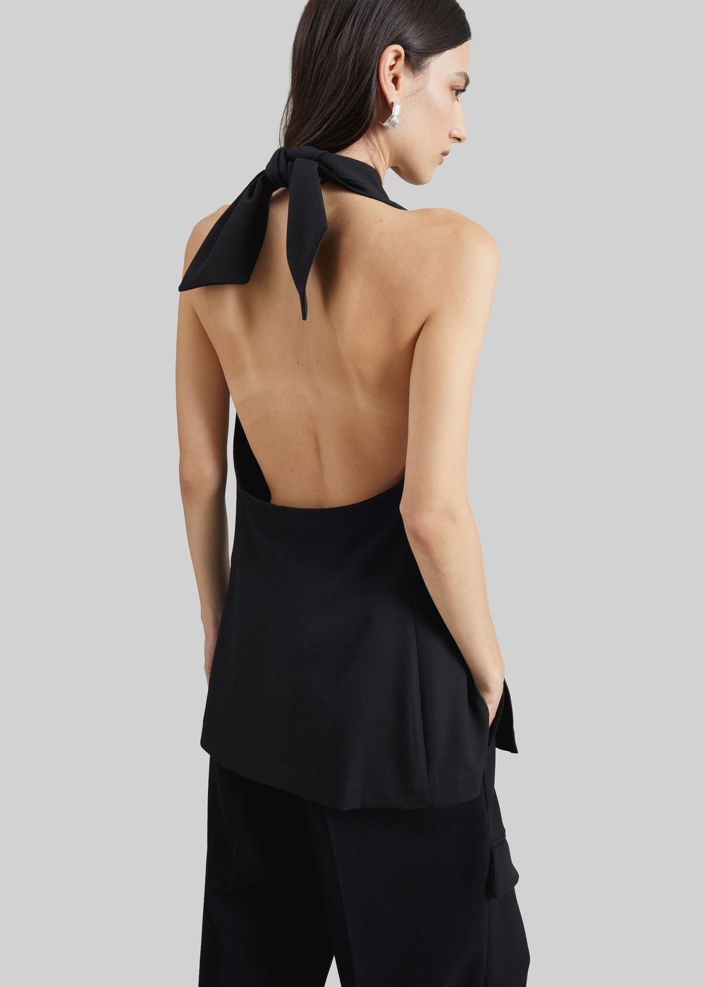 Beaufille Amari Halter Vest - Black - 1