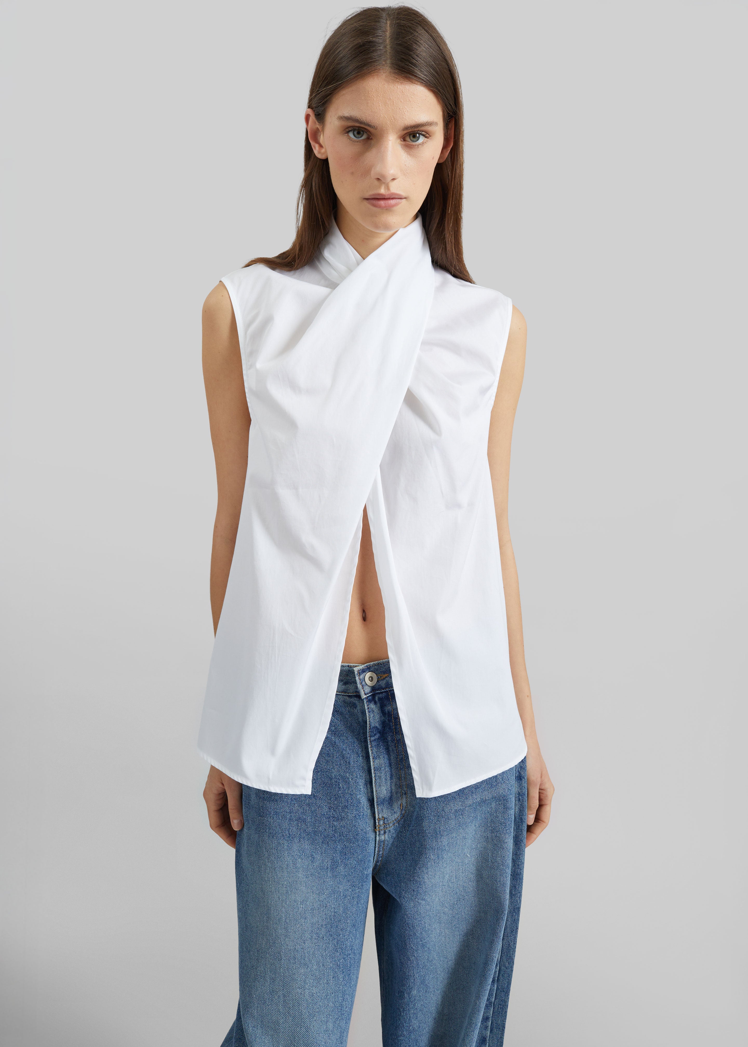 Beaufille Calla Blouse - White - 1