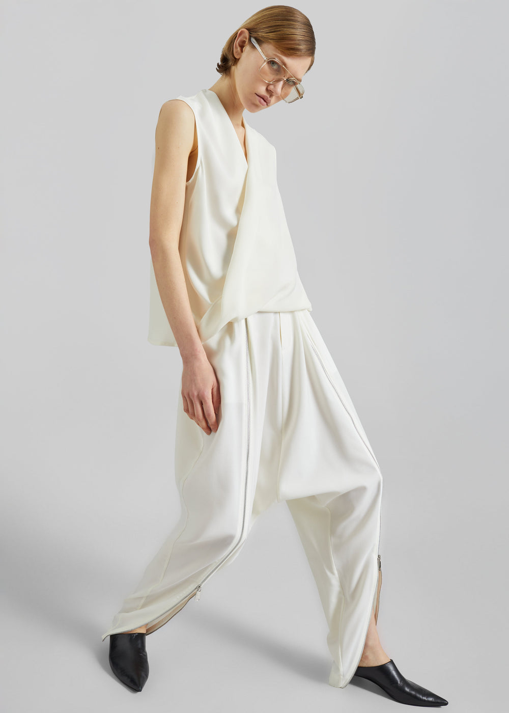 Beaufille blouse Lewis sans manches - Blanc - 1