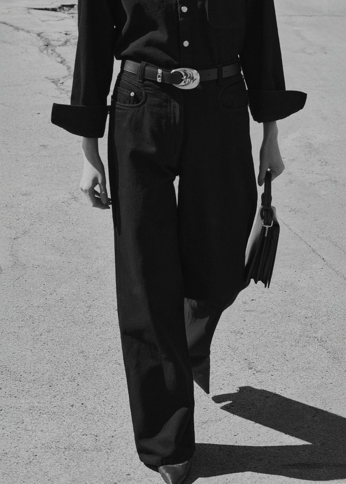 Beaufille Porte Belt - Black/Silver - 6
