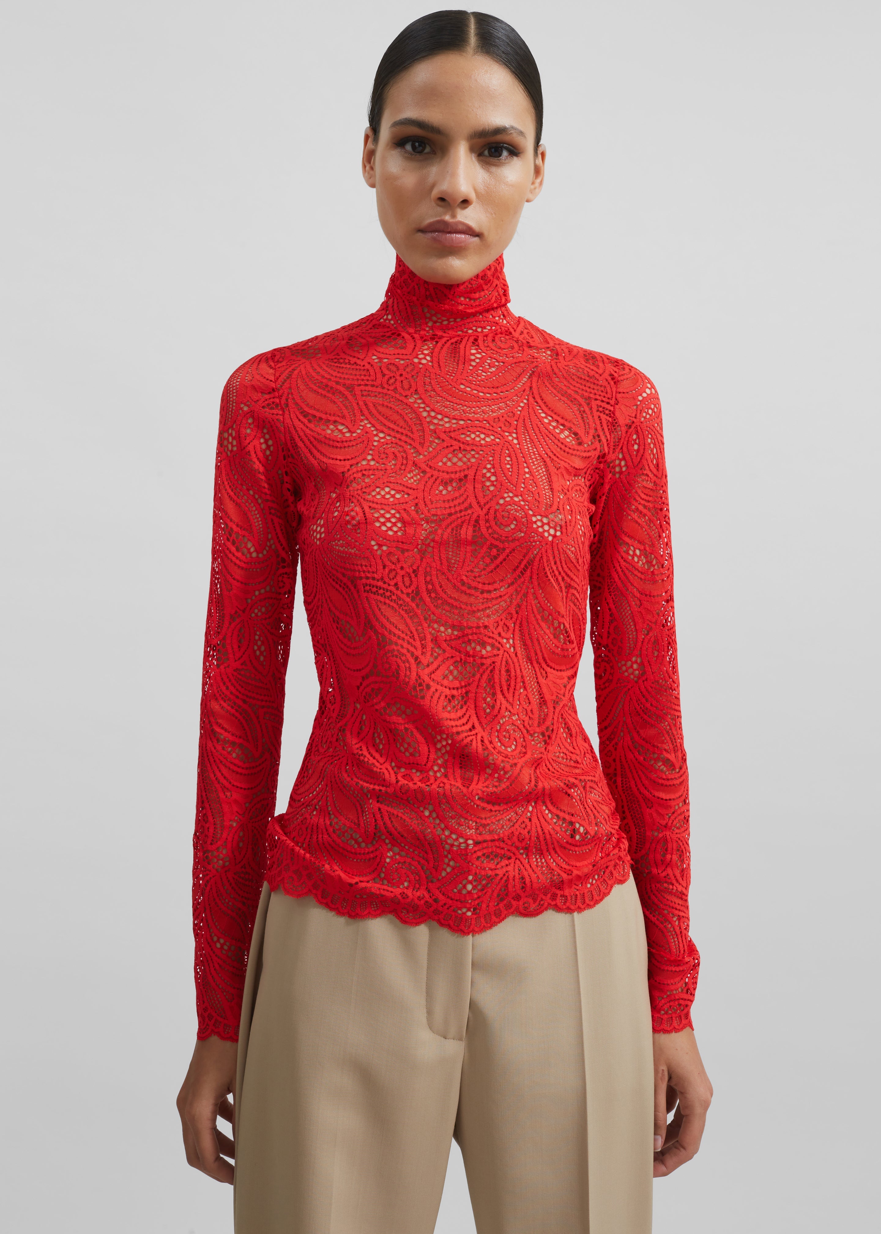 Beaufille Rodin Blouse - Red - 5