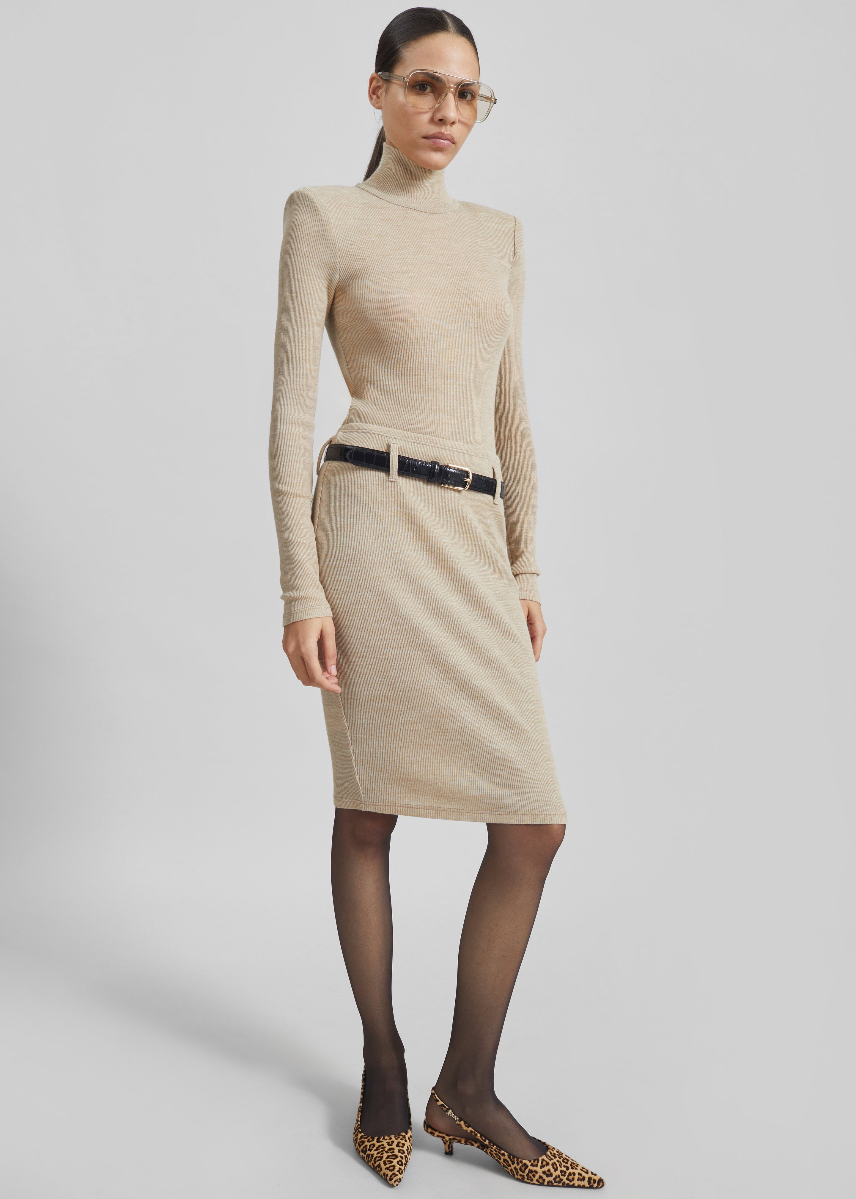 Beaufille Sinatra Knit Skirt - Beige - 4