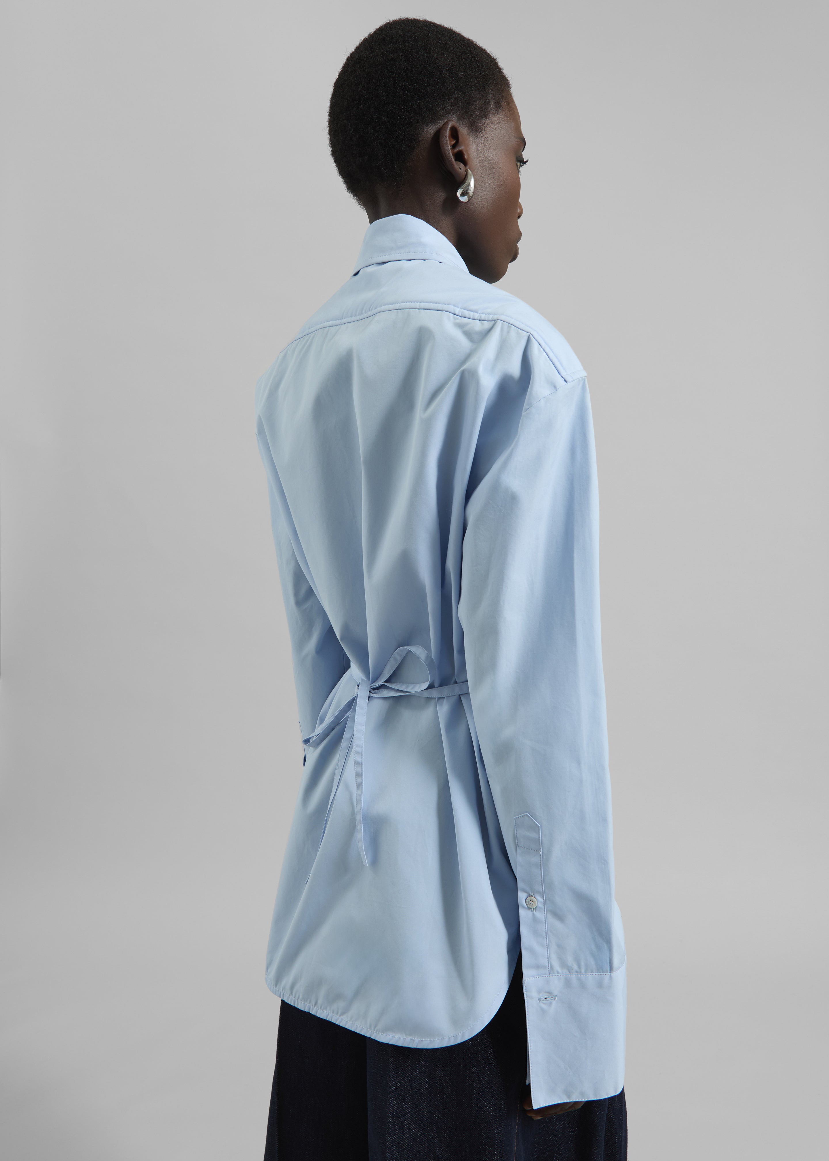 Bec Padded Shirt - Light Blue - 6