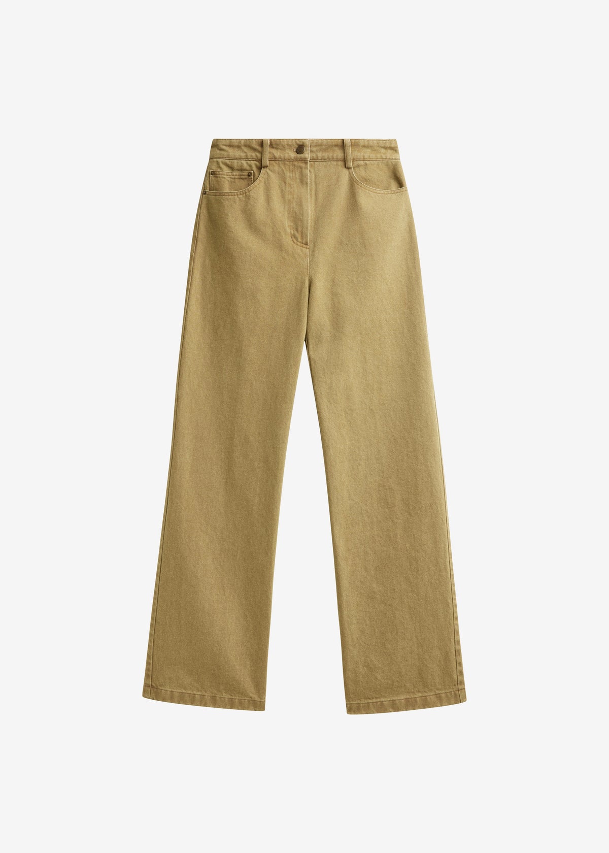 Beckett Straight Jeans - Olive Brown - 6