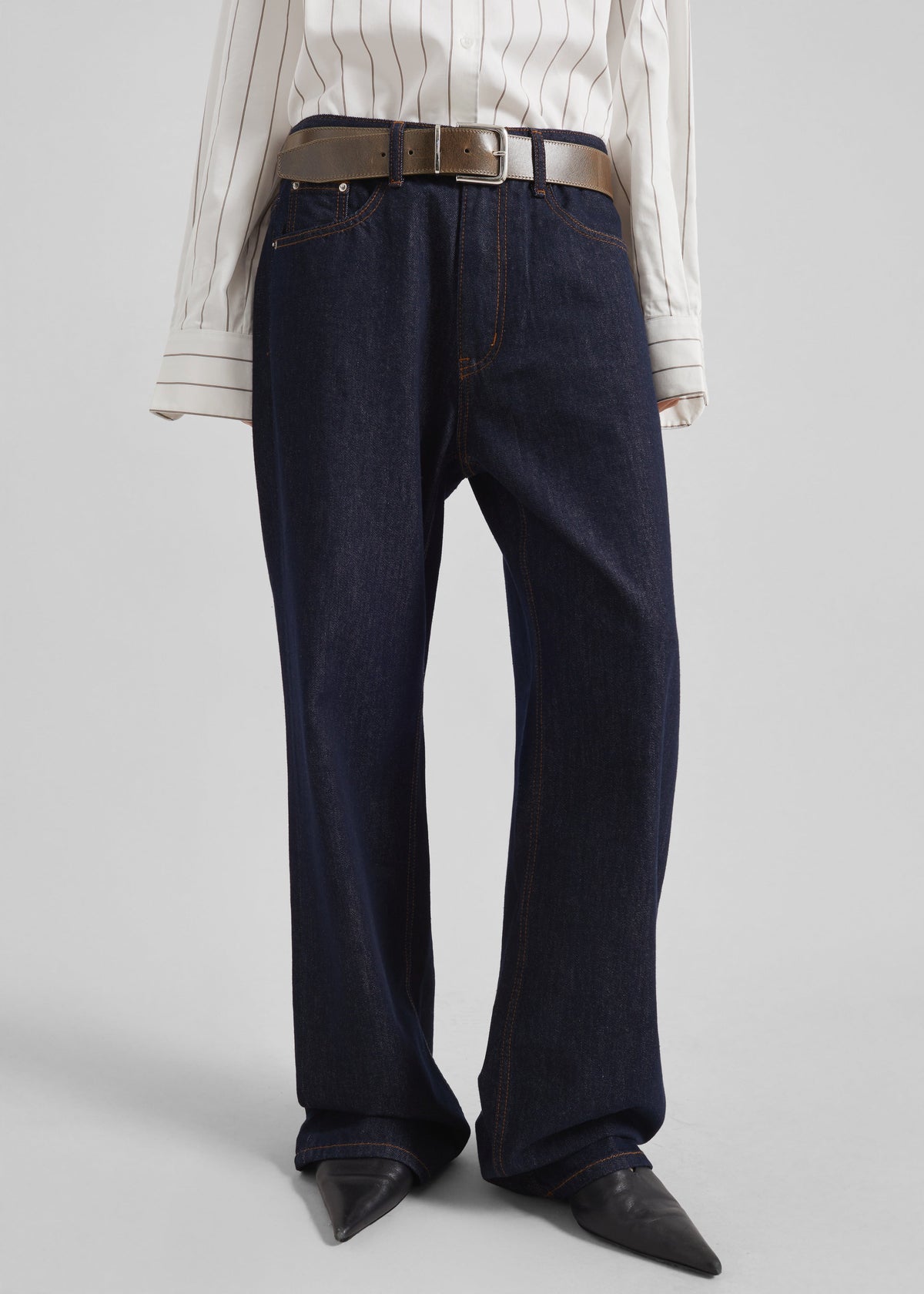 Belden Straight Leg Jeans - Dark Wash - 7