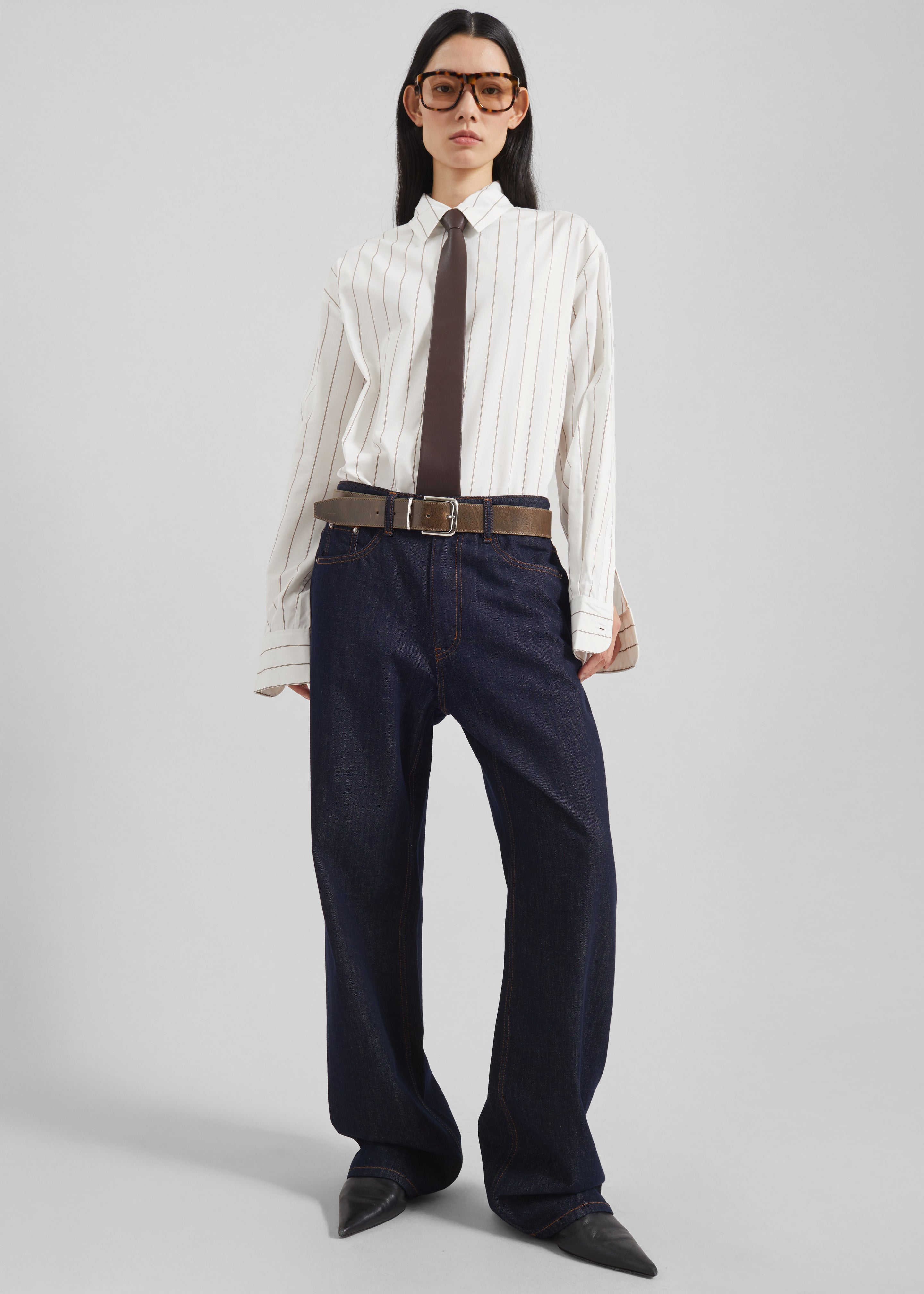 Belden Straight Leg Jeans - Dark Wash - 1