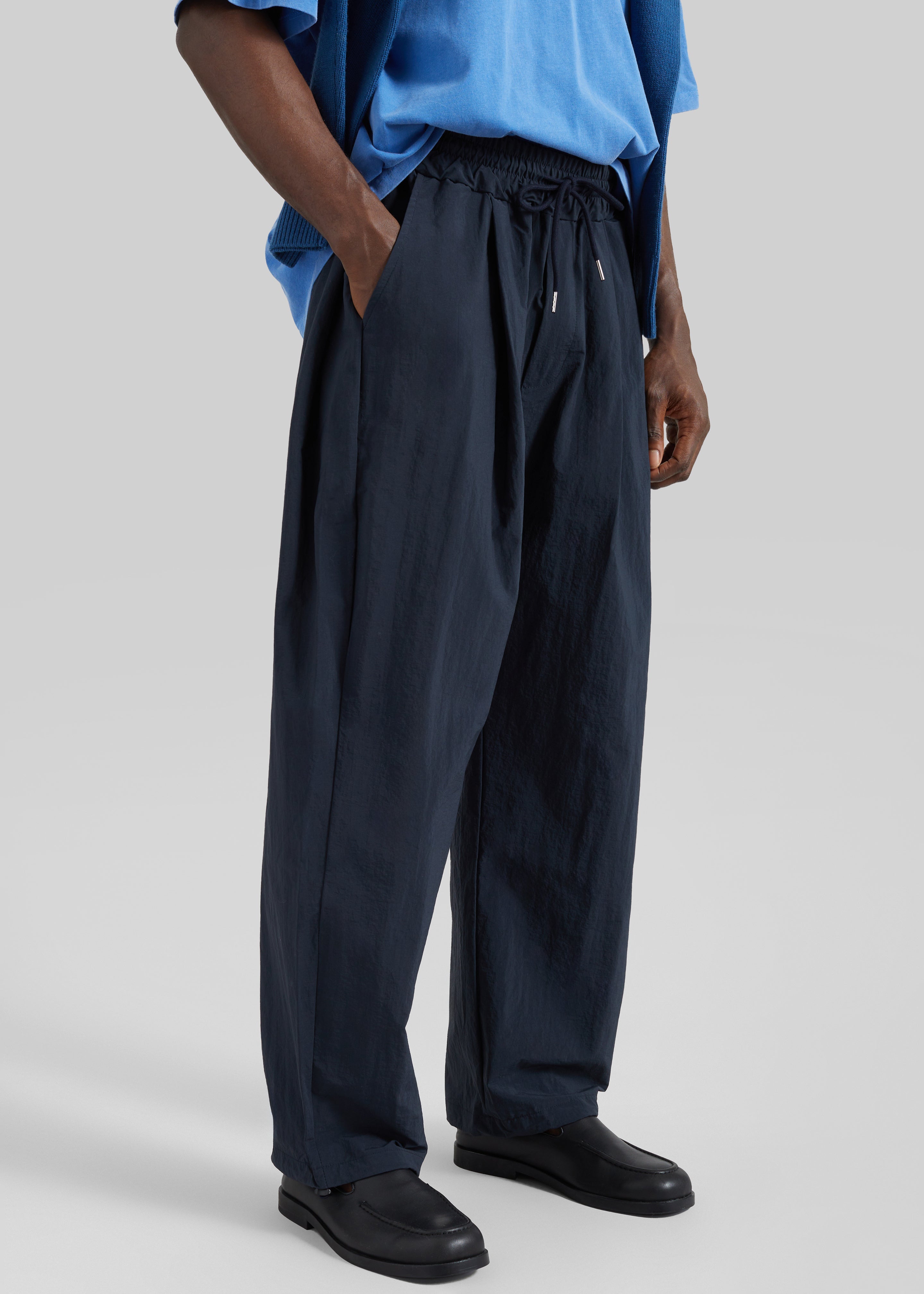 Belem Drawstring Pants - Navy - 5