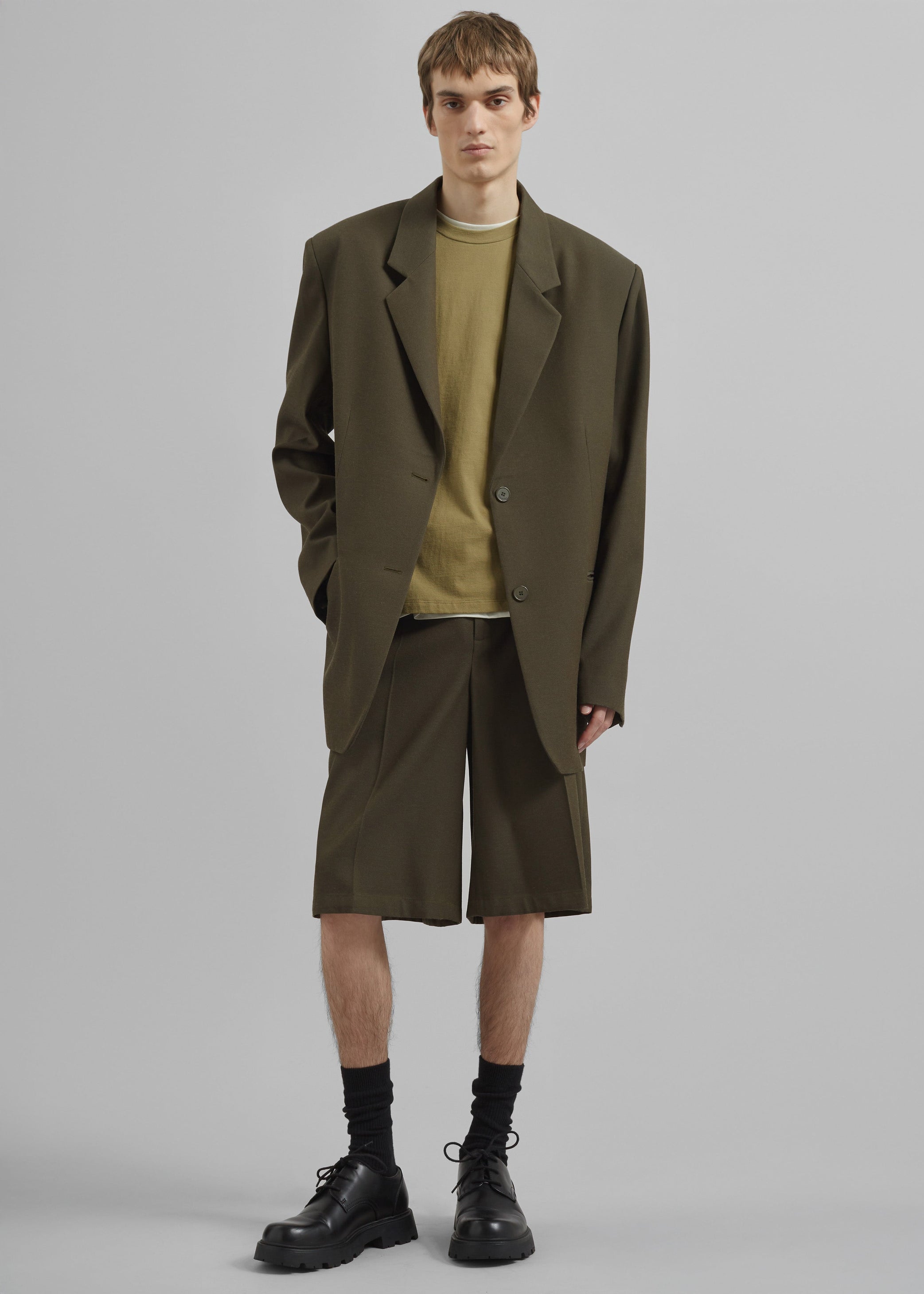 Shop the look image for Belgrave Bermuda Shorts - Army Green