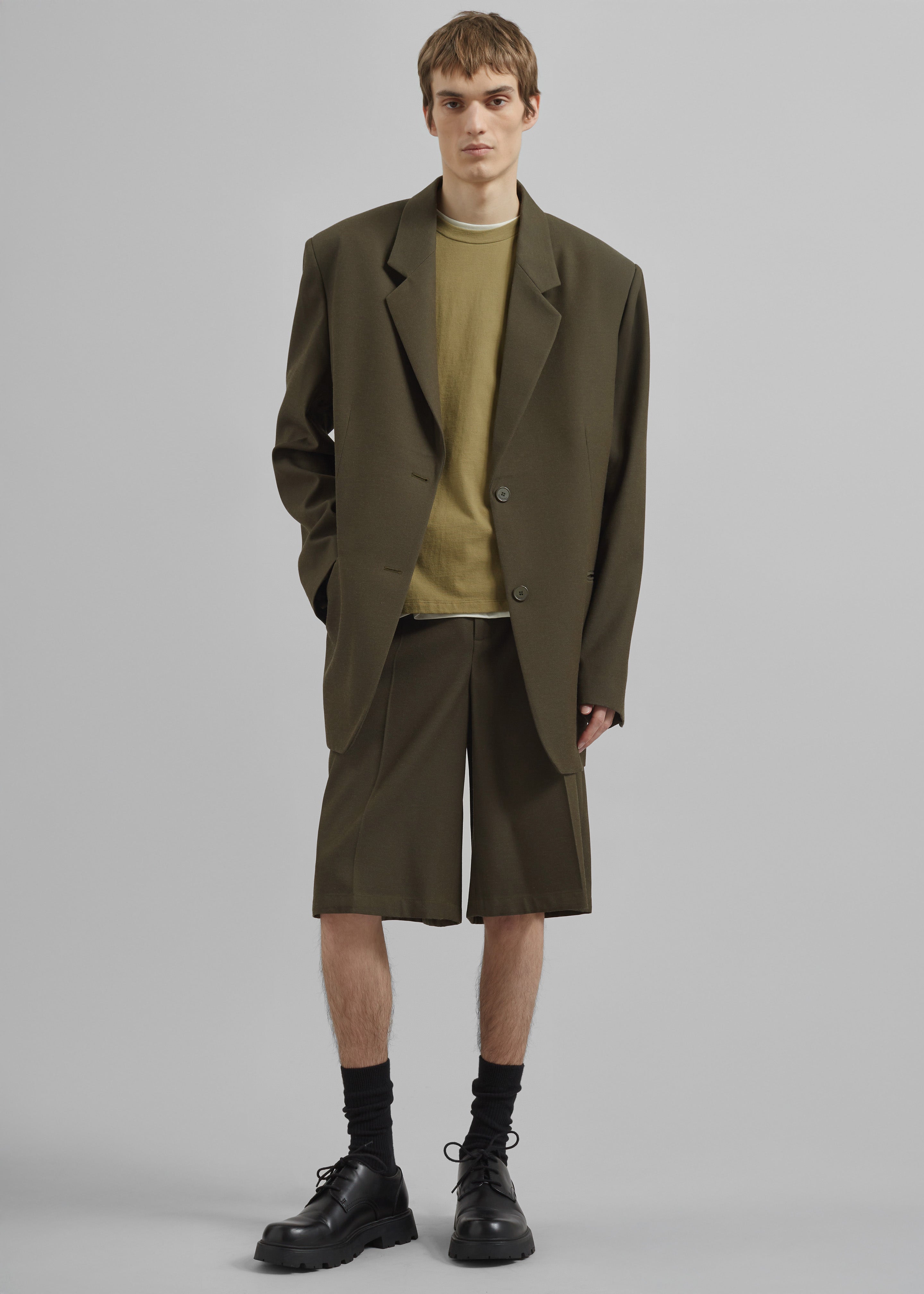 Belgrave Bermuda Shorts - Army Green - 4