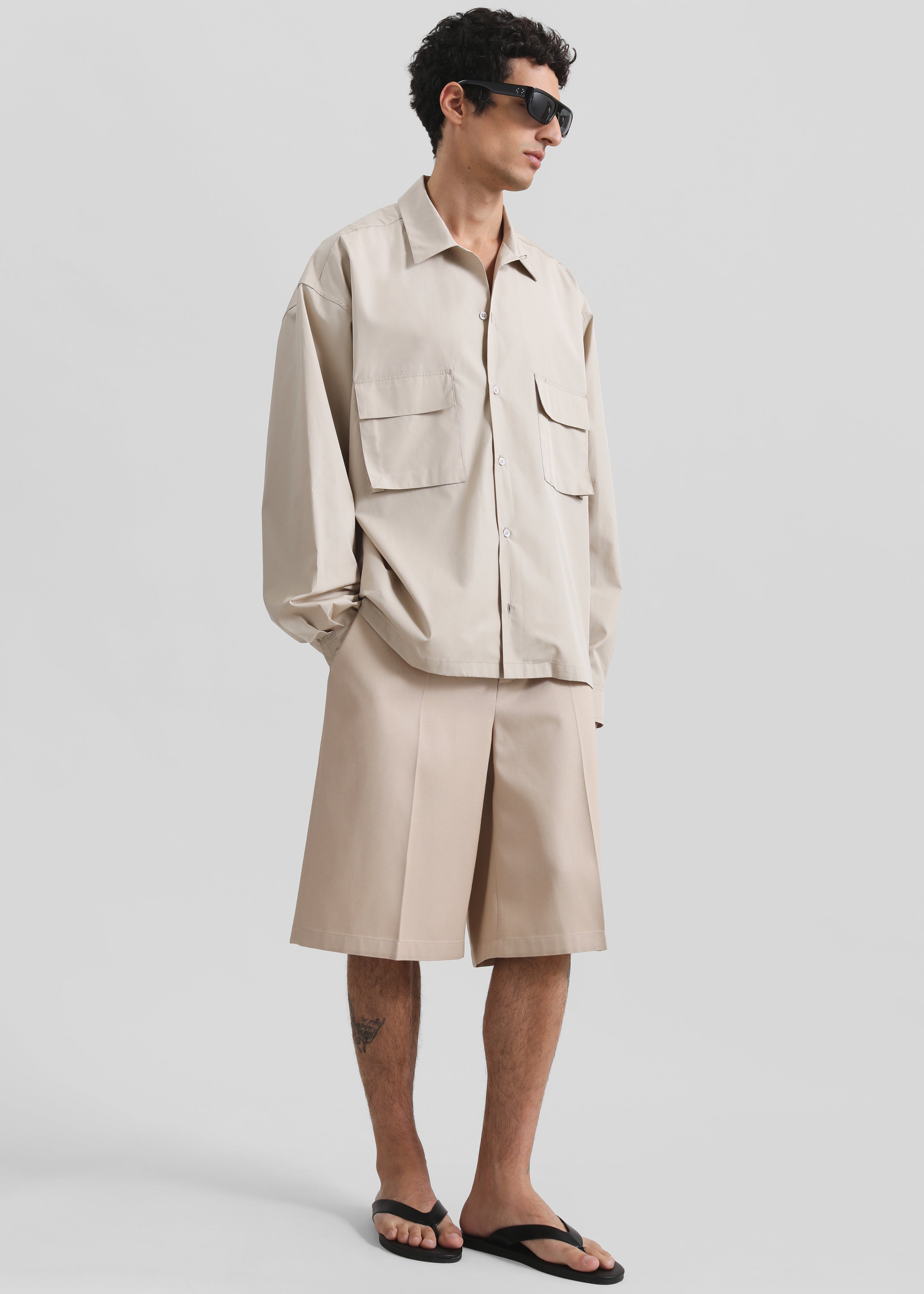 Belgrave Bermuda Shorts - Beige - 2