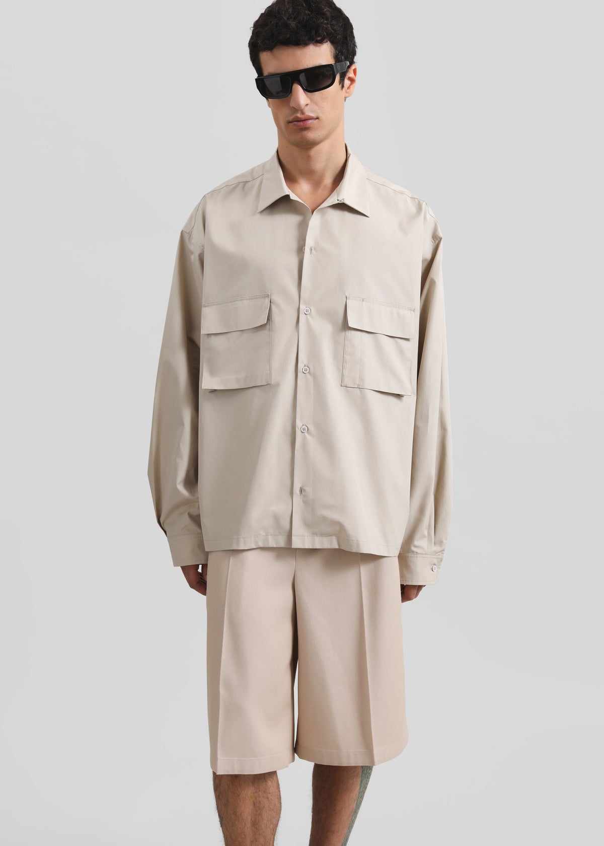Belgrave Bermuda Shorts - Beige - 7
