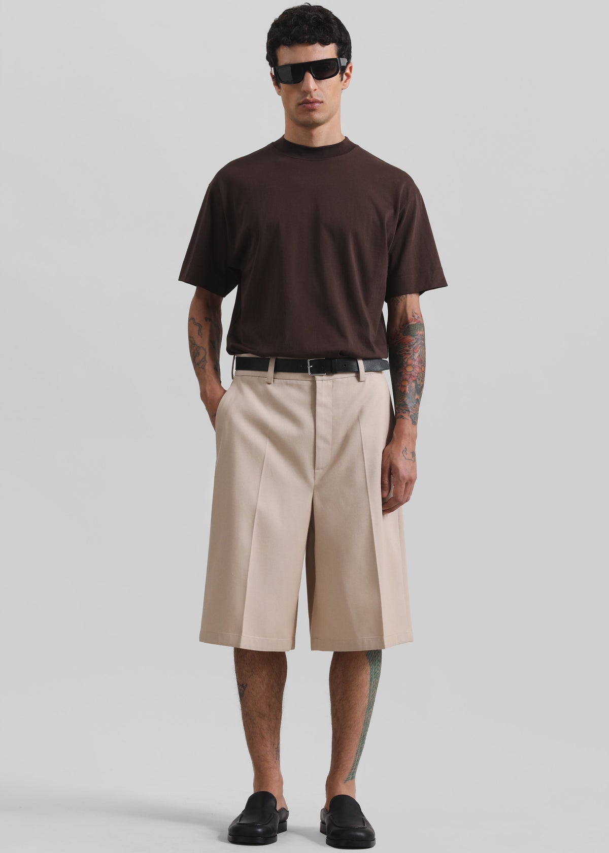 Belgrave Bermuda Shorts - Beige - 8