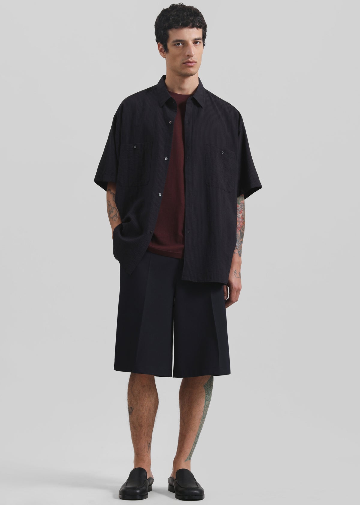 Belgrave Bermuda Shorts - Navy - 2
