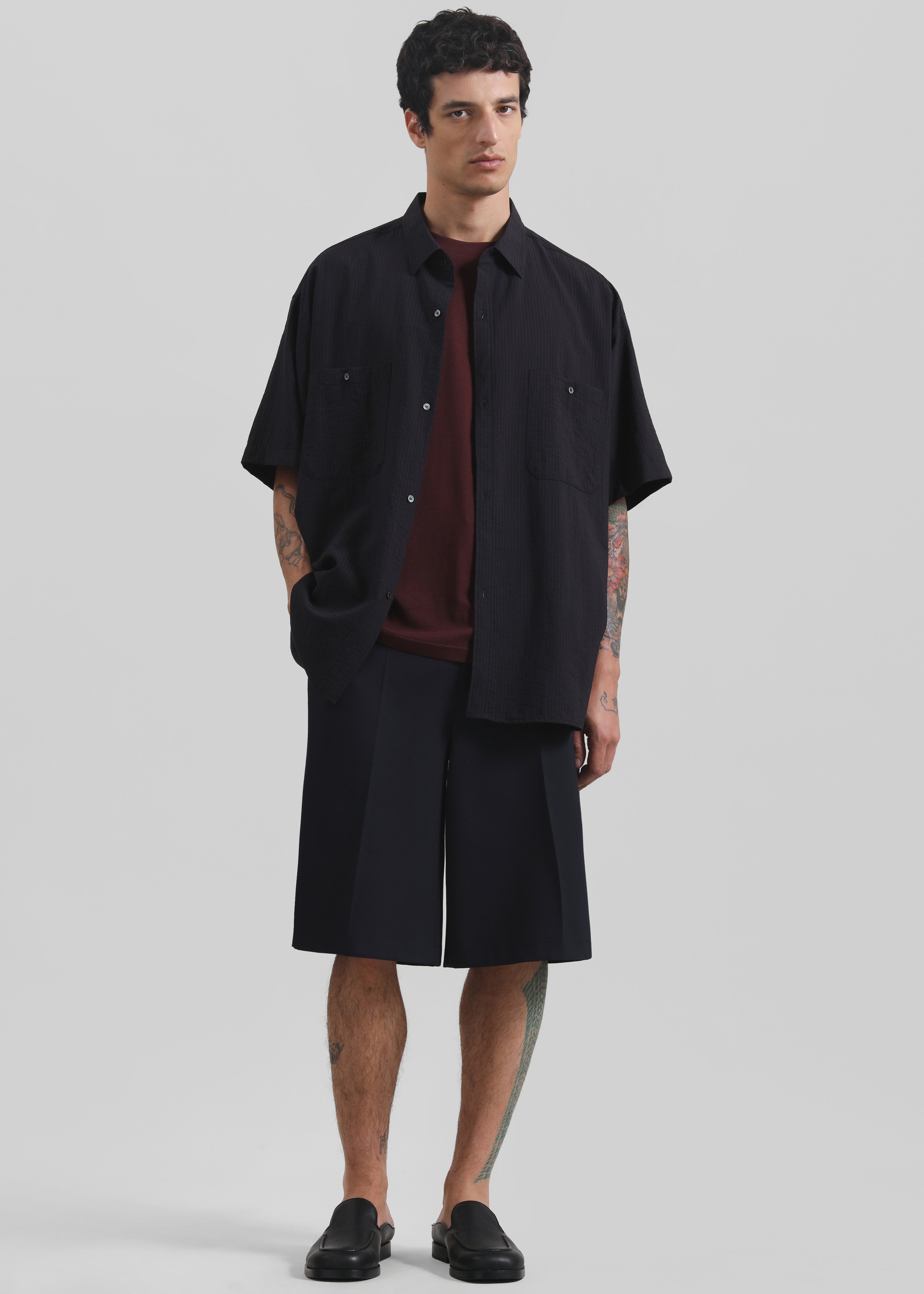 Belgrave Bermuda Shorts - Navy - 2