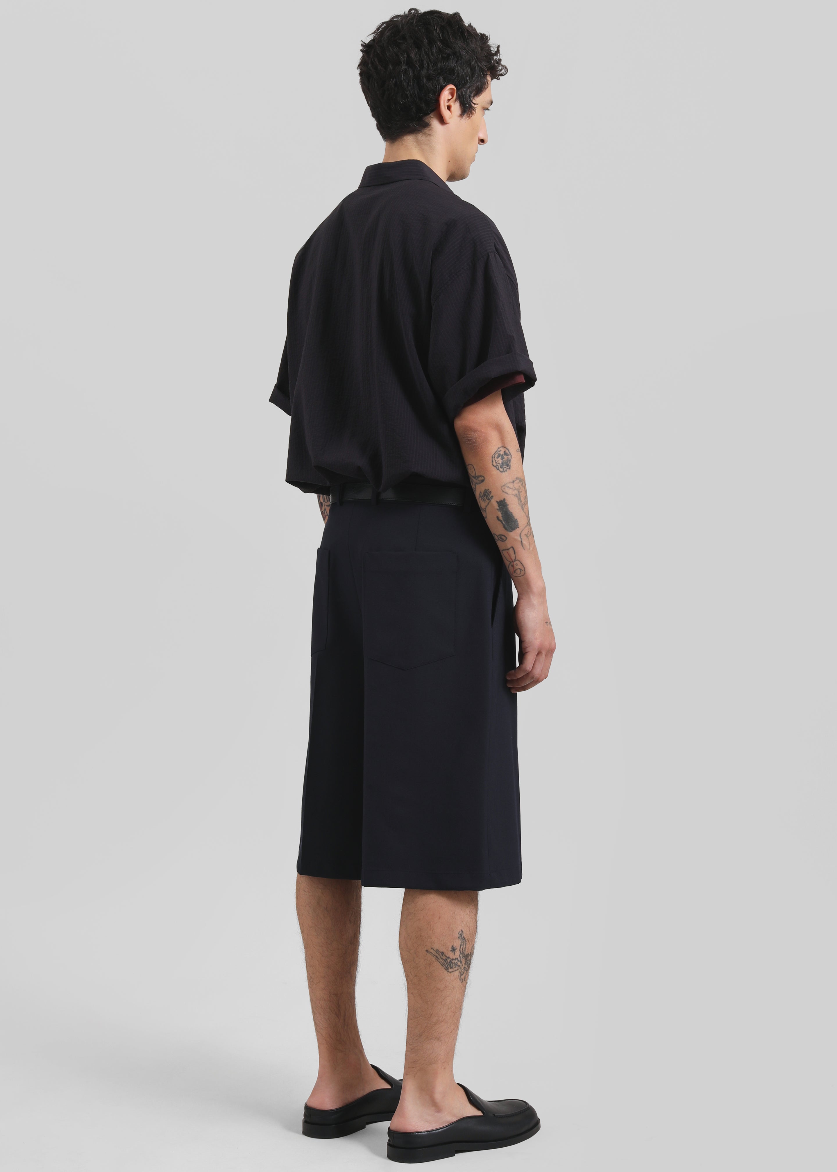 Belgrave Bermuda Shorts - Navy - 3
