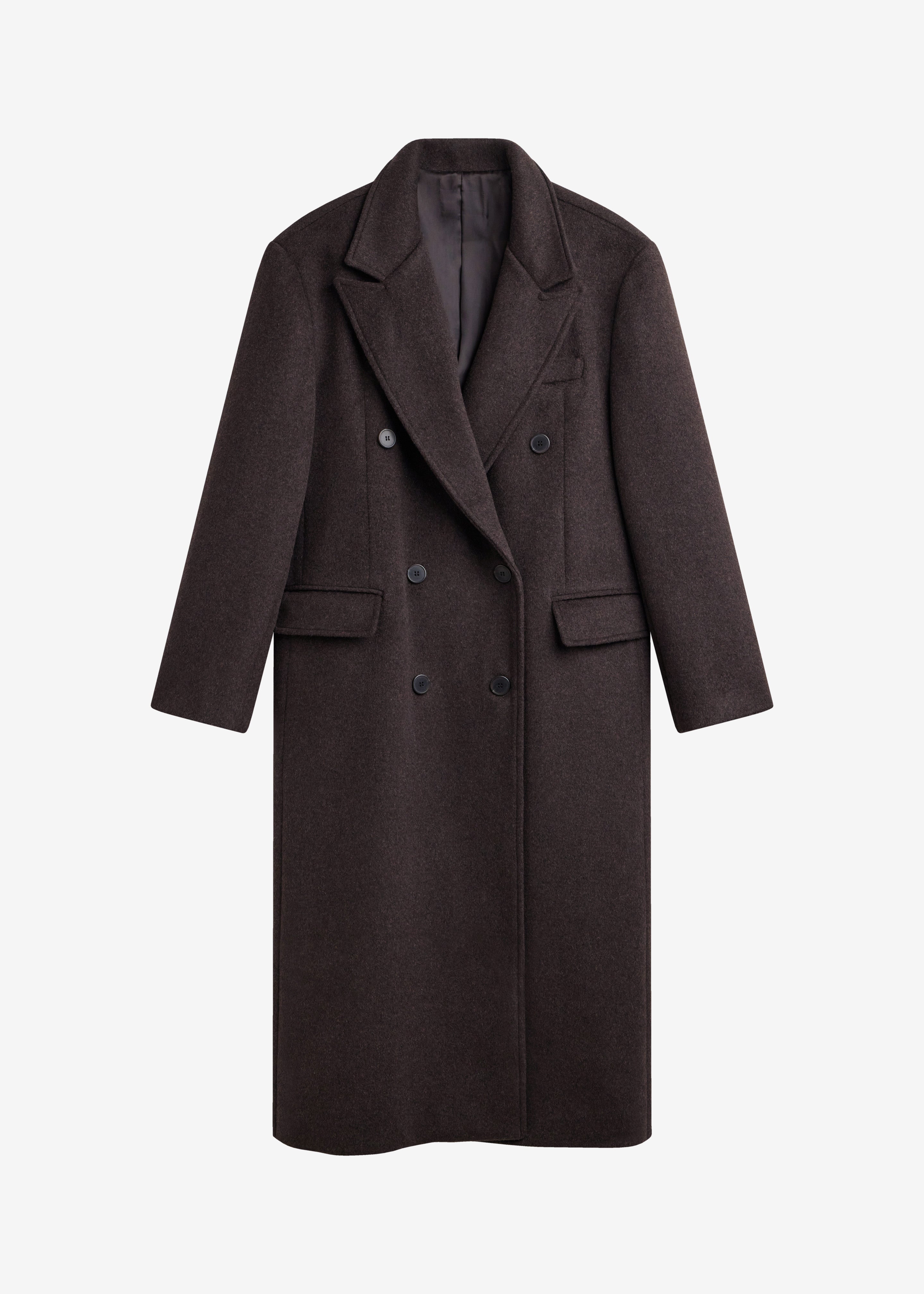 Bellace Wool Coat - Brown - 9