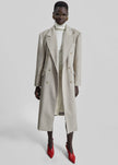 Bellace Wool Coat - Taupe