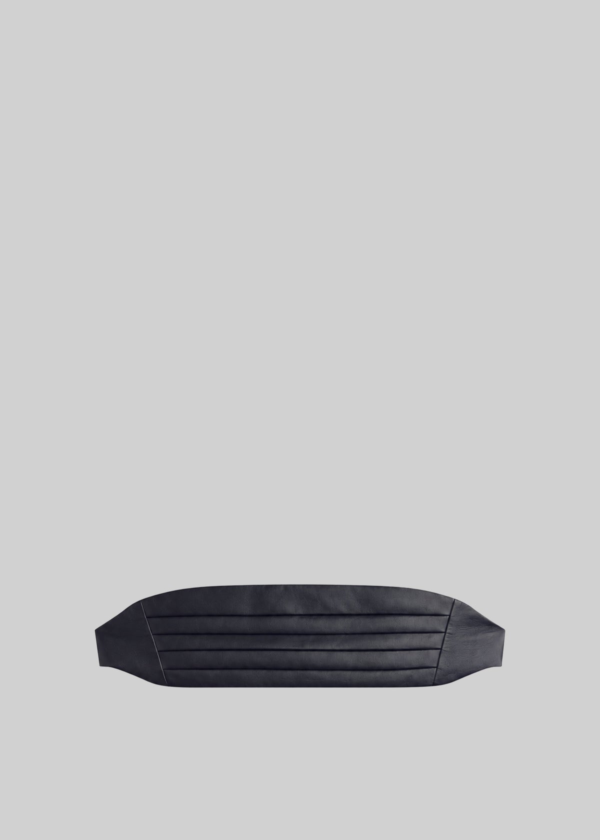 Cintura a fascia Bellano in pelle - Nero