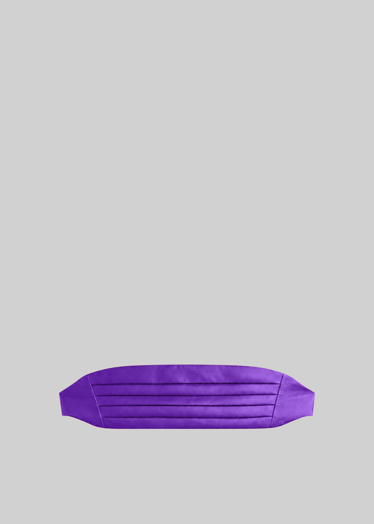 Cintura Bellano a fascia in raso - Viola scuro
