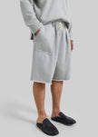 Bellino Raw Hem Sweatshorts - Grey