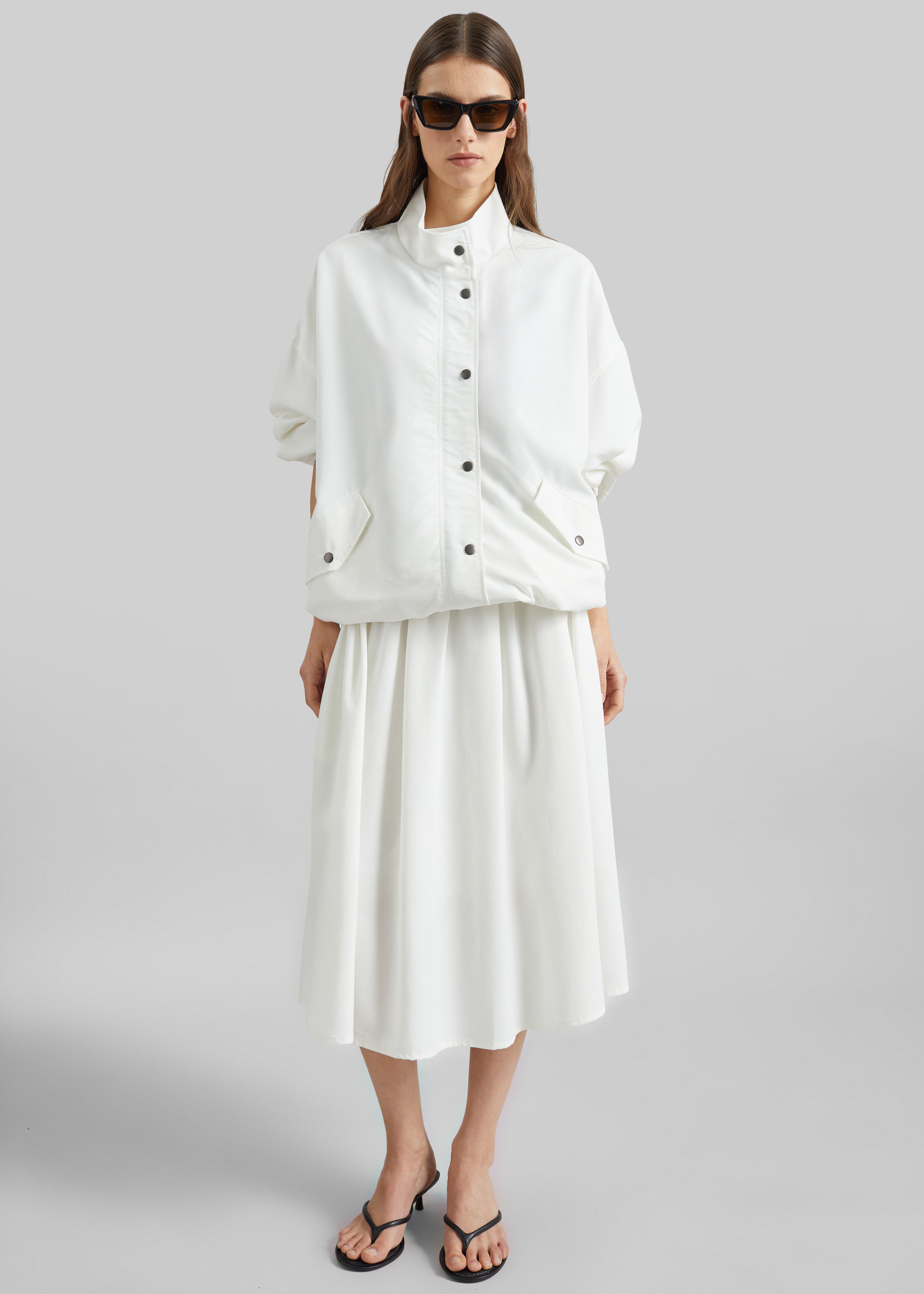 Bellona Blouson Jacket - White - 7