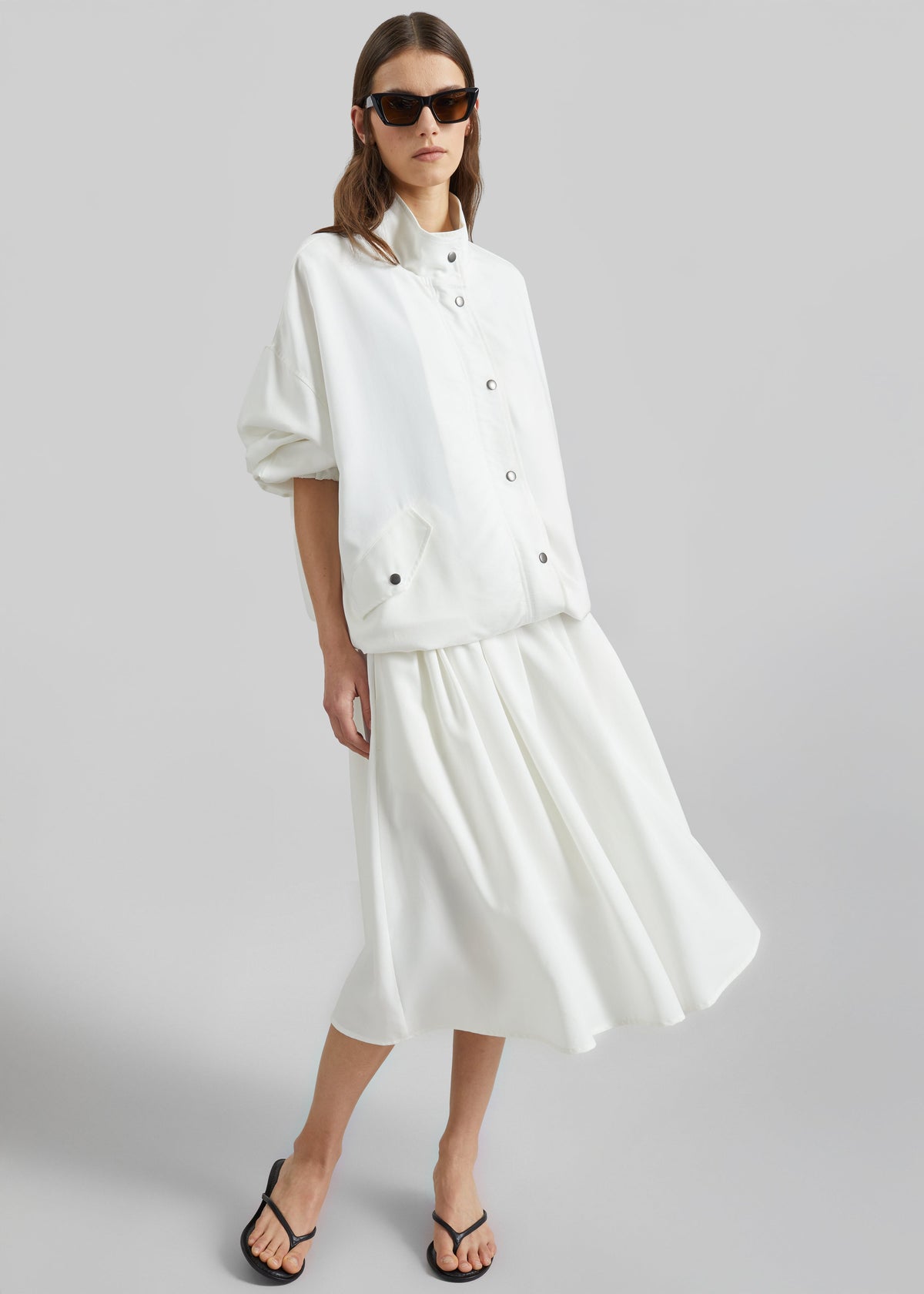 Bellona Blouson Jacket - White - 9
