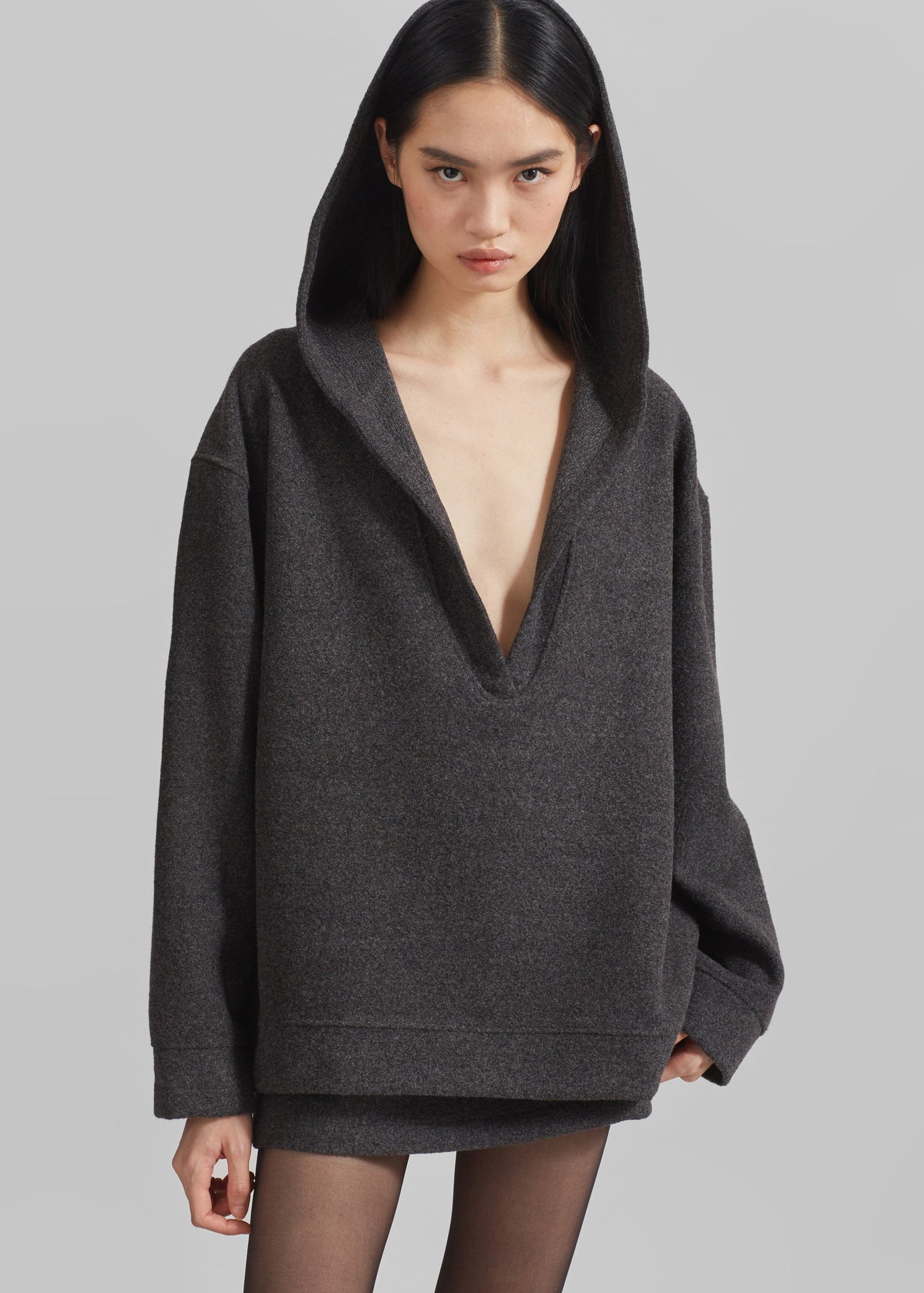 Belsay Hoodie - Charcoal