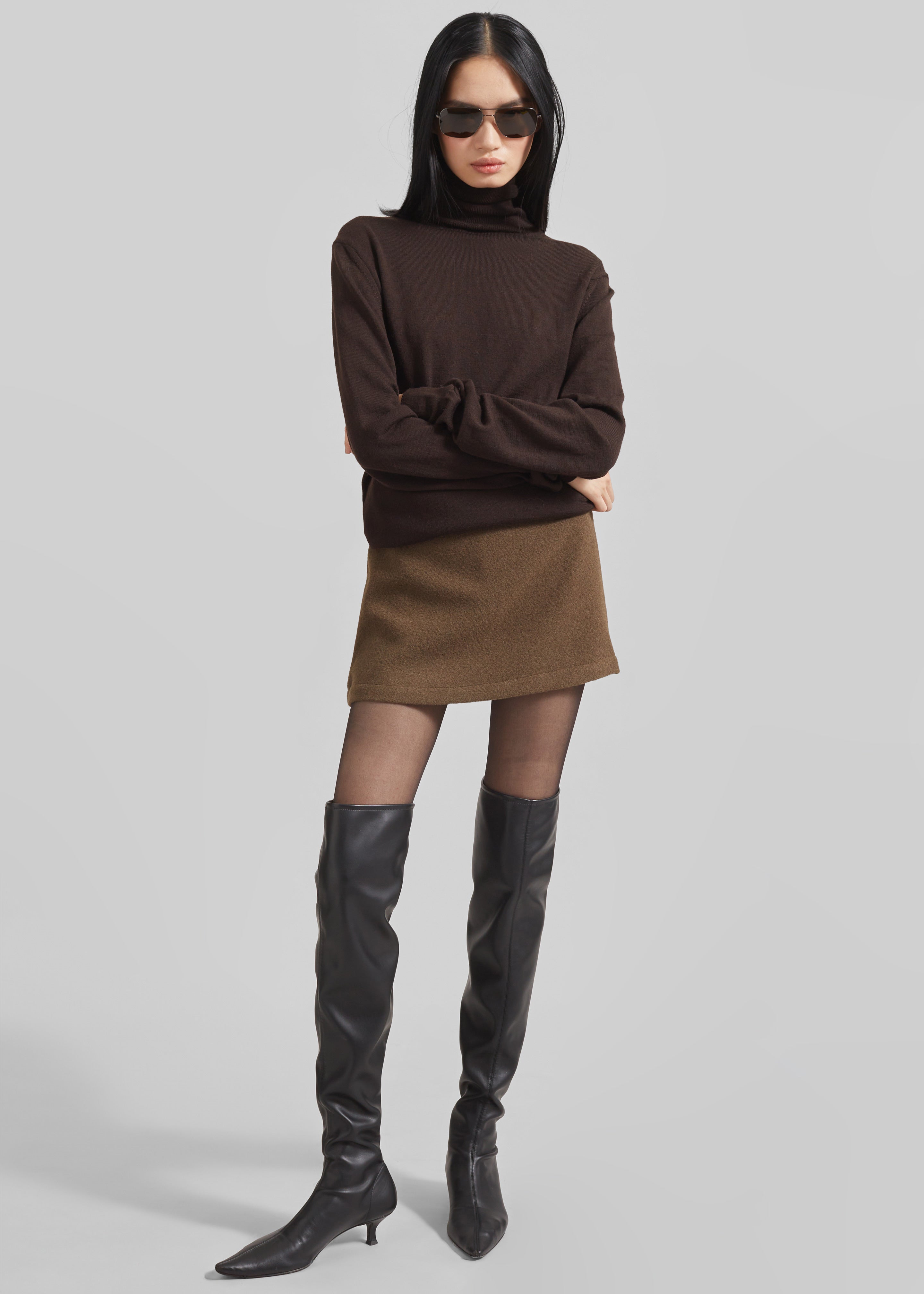 Belsay Skort - Khaki Brown - 7