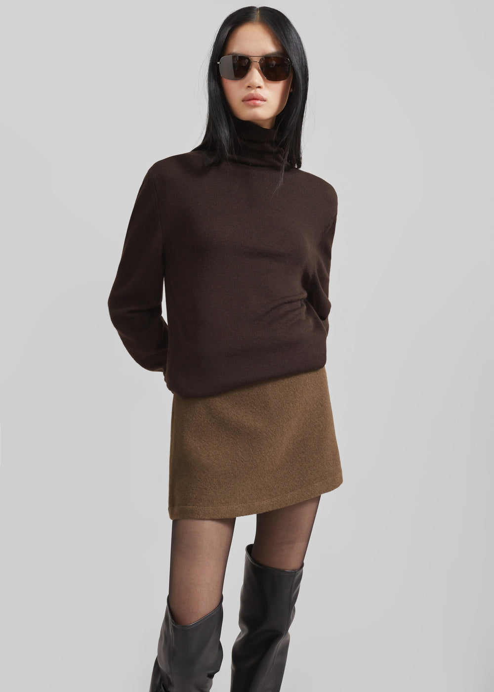 Belsay Skort - Khaki Brown