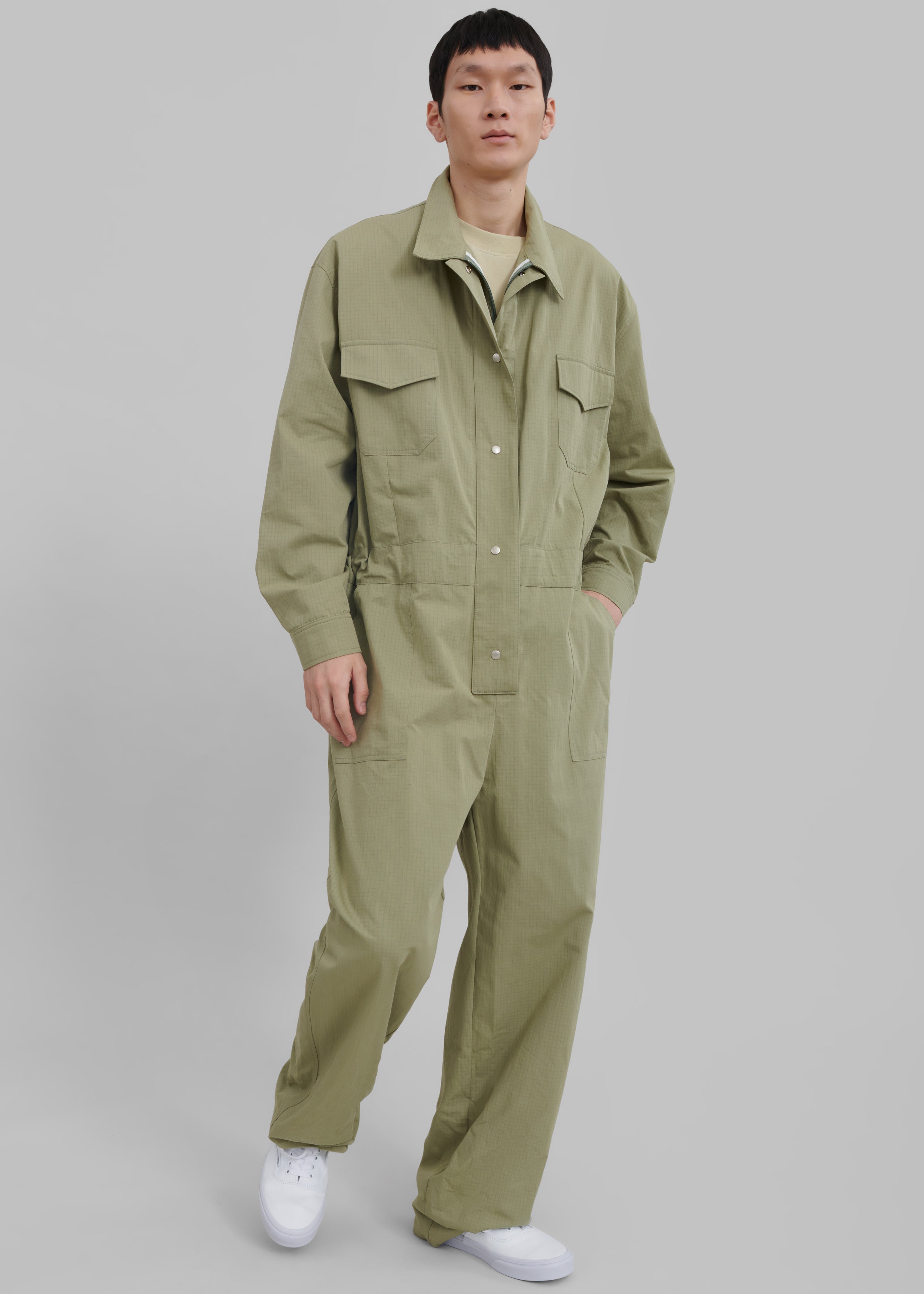 Ben Boiler Suit - Olive - 3