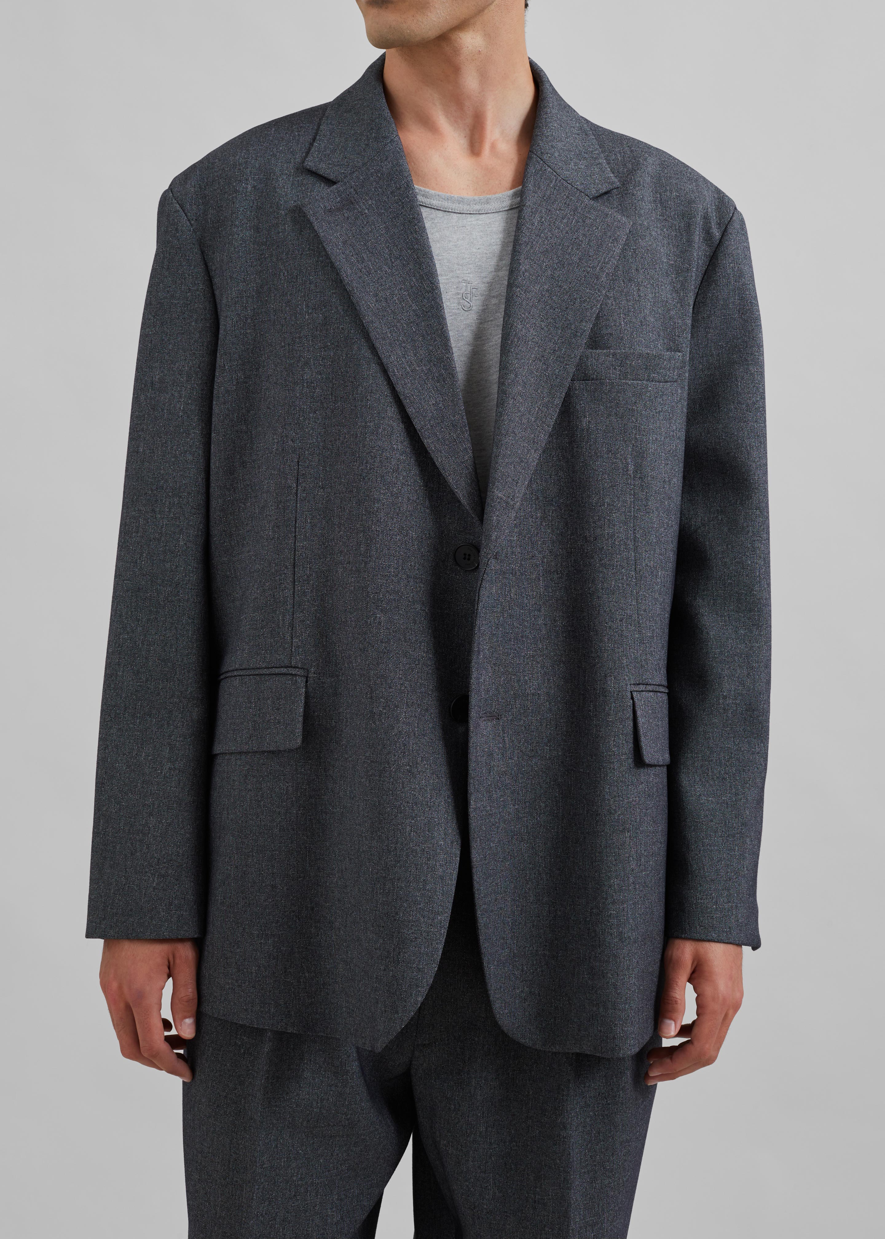 Beo Blazer - Grey Melange - 4